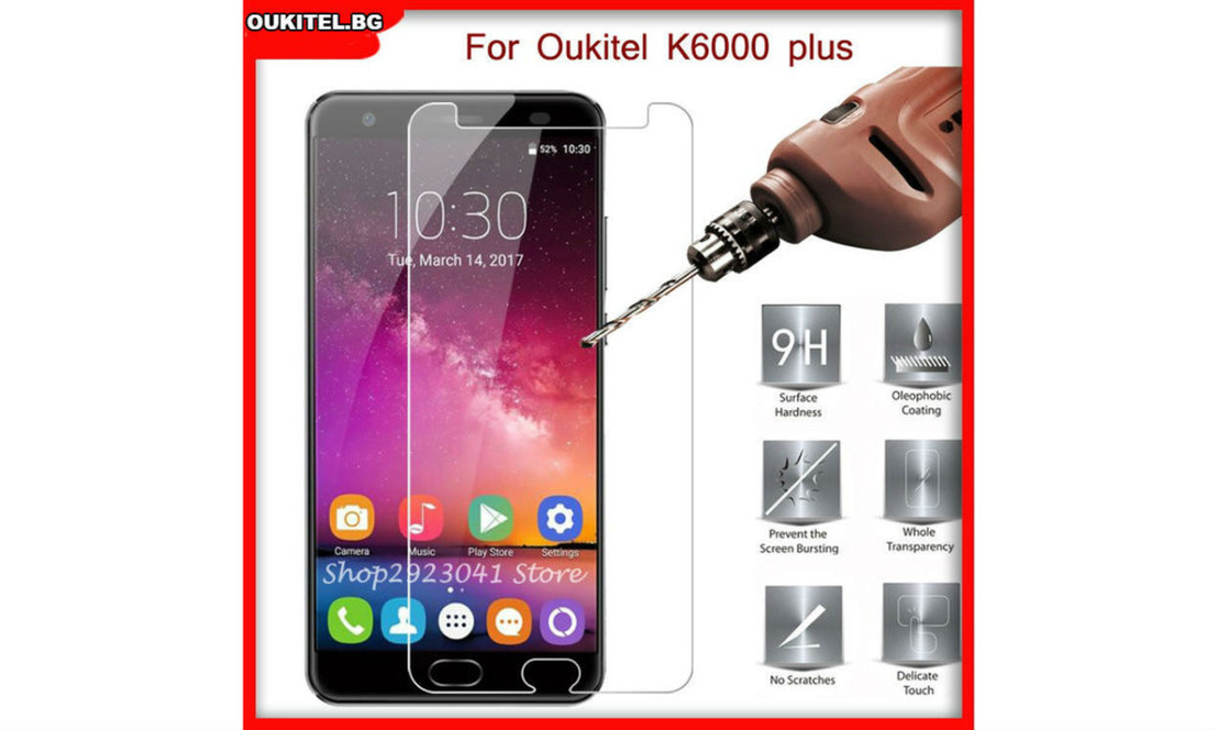 СТЪКЛЕН SCREEN ПРОТЕКТОР ЗА OUKITEL K6000 PLUS