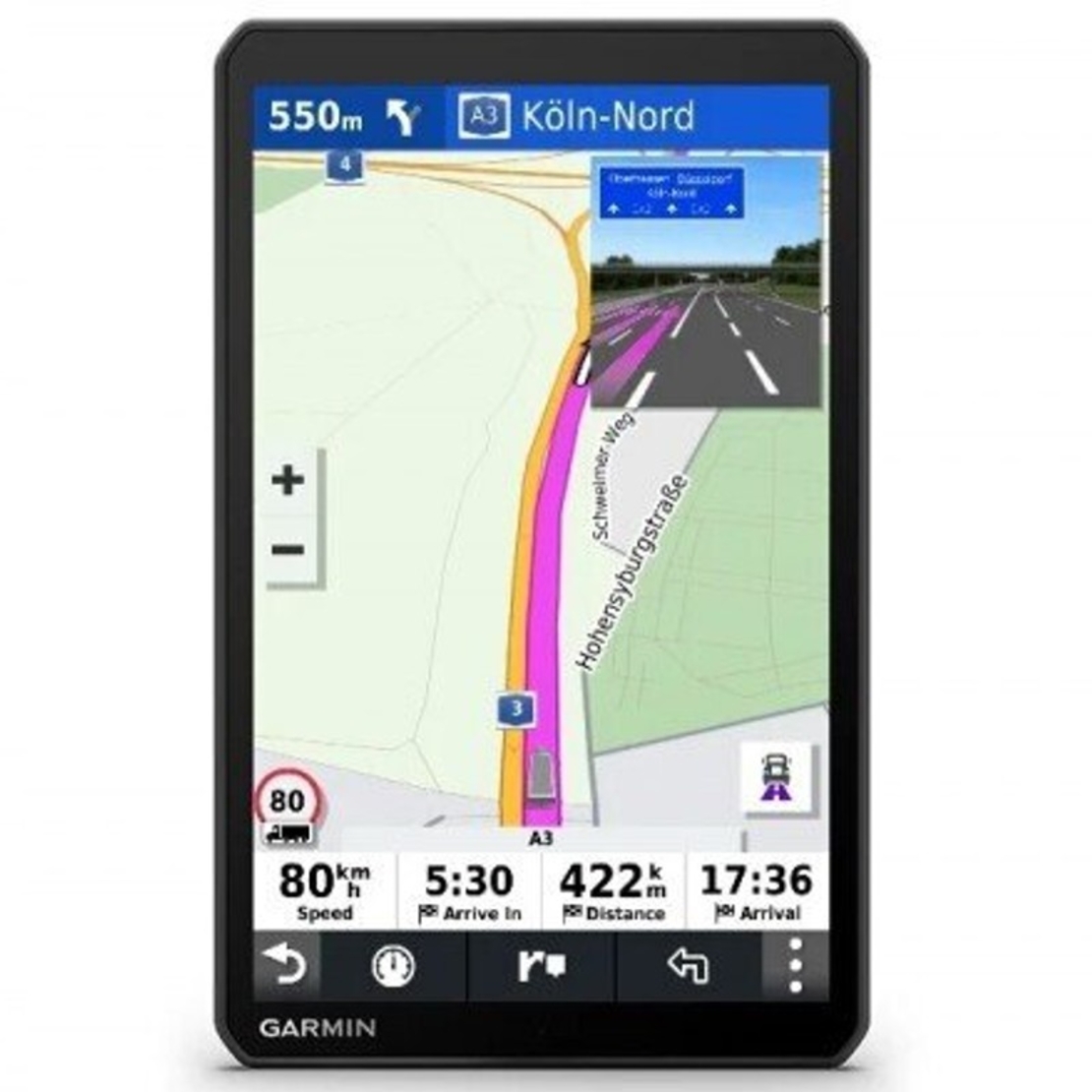 GPS Навигация Garmin Dezl LGV810 MT-D, за Камион, 8 инча, Дигитален трафик