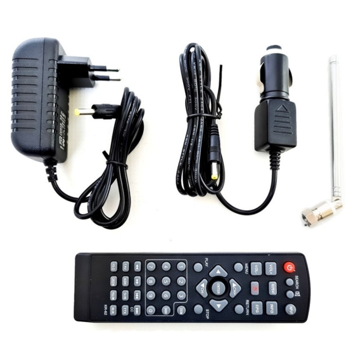 Портативен телевизор NVOX-NX-5T, 5 инча, Акумулаторна батерия, DVB-T2, USB