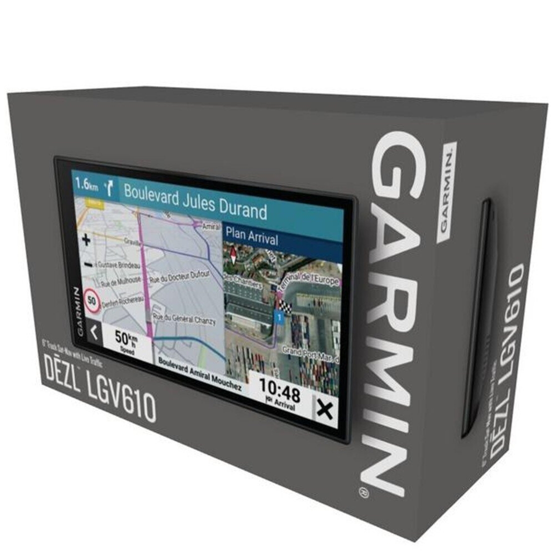 GPS Навигация Garmin Dezl LGV610 MT-D, За камион, 6 инча, Дигитален трафик