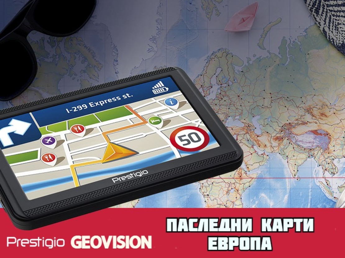 GPS НАВИГАЦИЯ PRESTIGIO GEOVISION 5060 EU