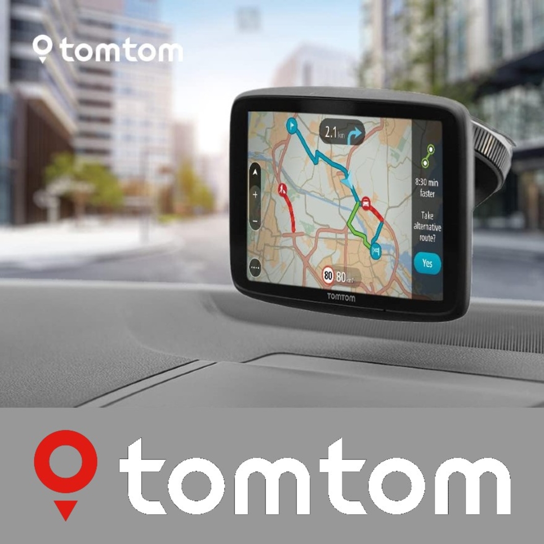 Магнитен монтажен комплект за TomTom GO EXPERT, GO DISCOVER, GO CAMPER MAX