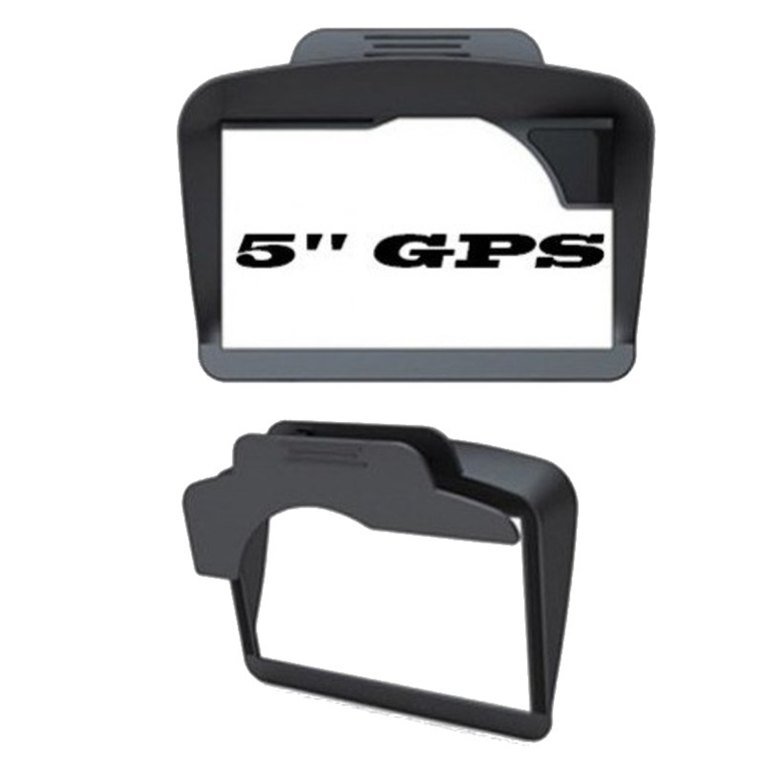 Сенник за GPS Навигация, 5 инча, Черен