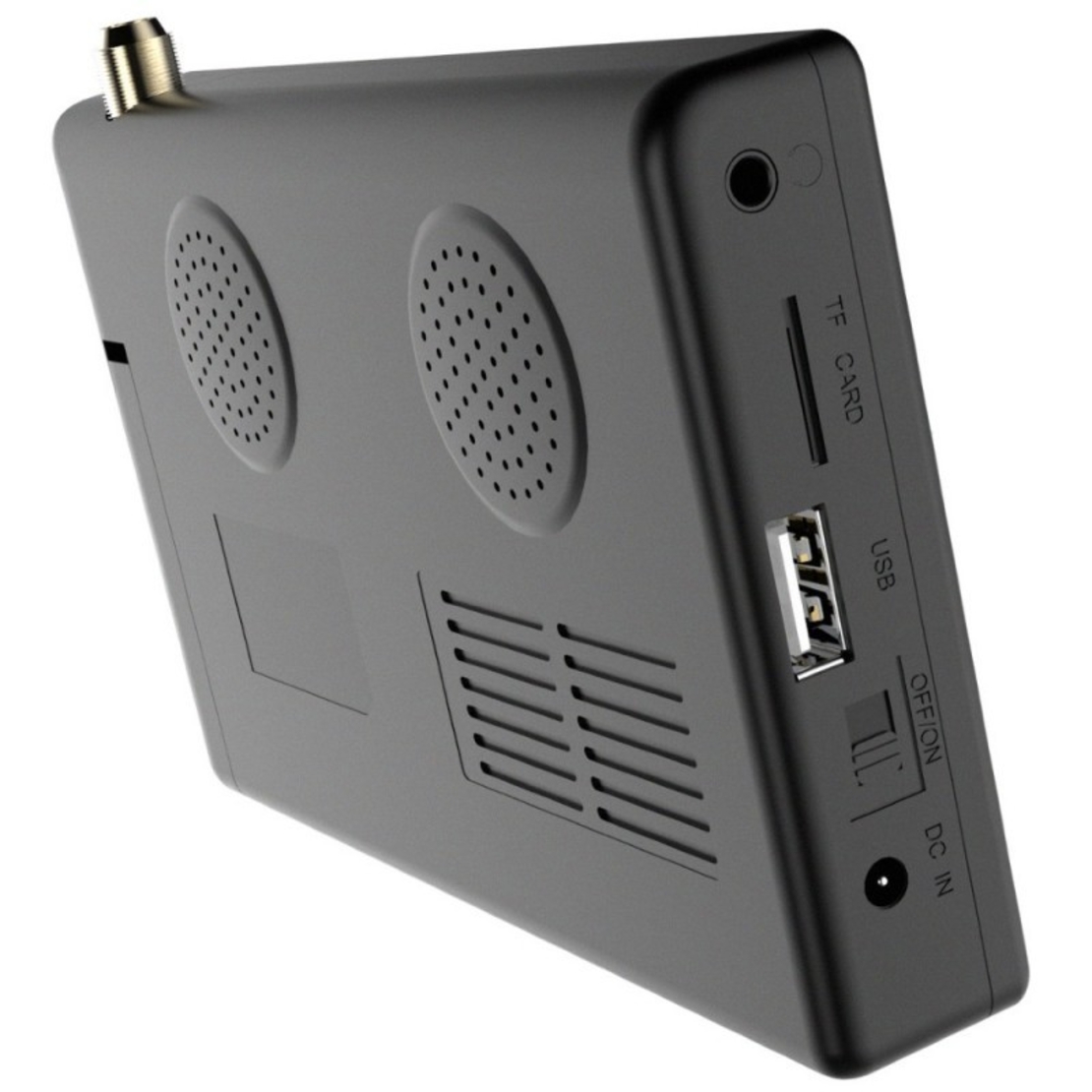 Портативен телевизор NVOX-NX-5T, 5 инча, Акумулаторна батерия, DVB-T2, USB
