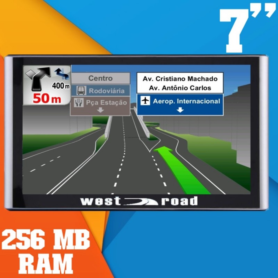 GPS Навигация West Road WR-S7256M, 7 инча, 256 MB RAM