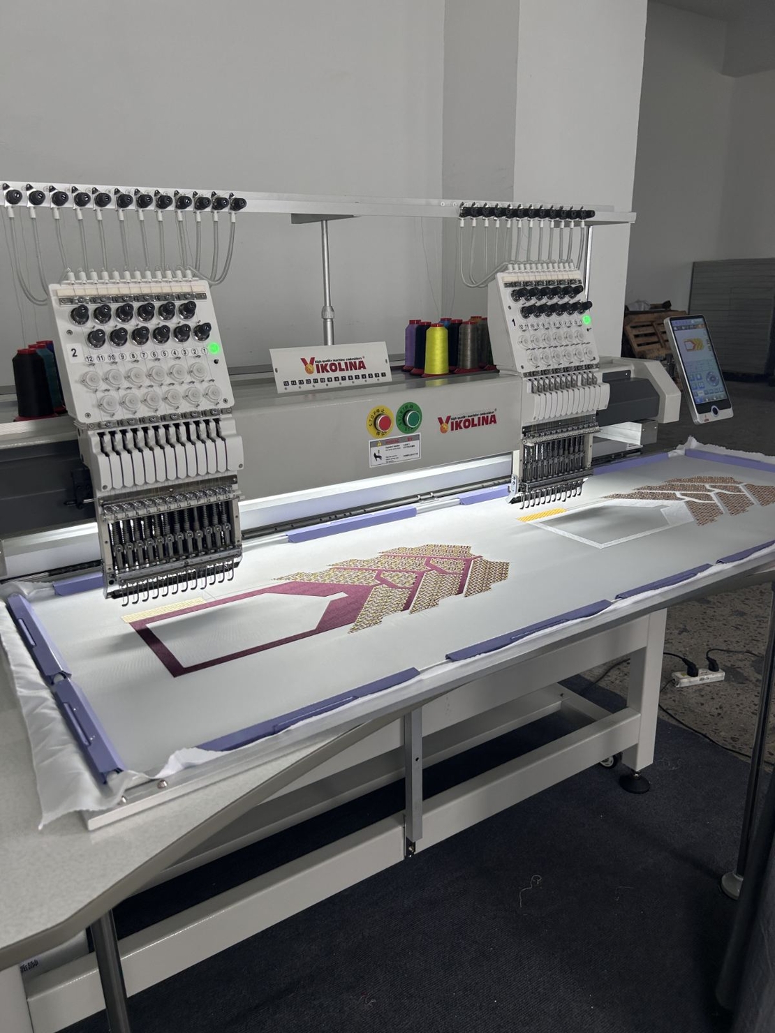 New MoDel 800 Х 500 Бродировъчна машинаQМТТ1502 BIG 800 х 500 НА ГЛАВА