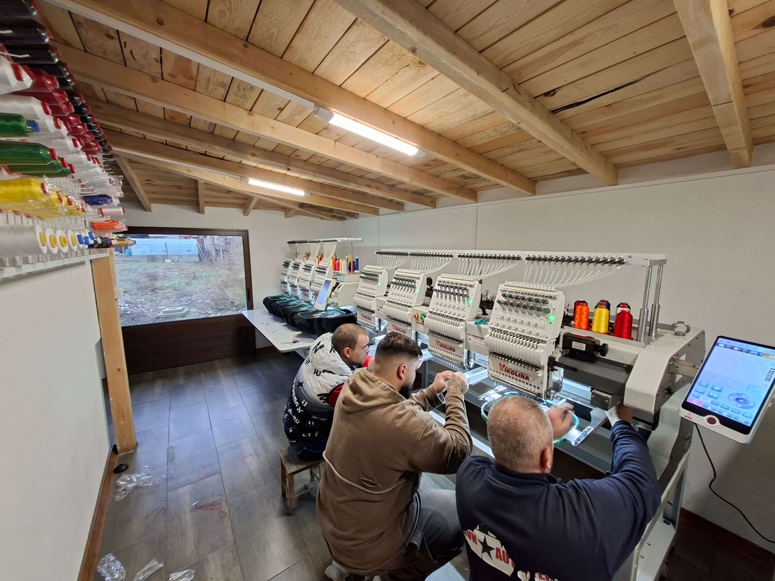 Бродировъчна машина / Четириглава/ QMT 20545 15 конечна