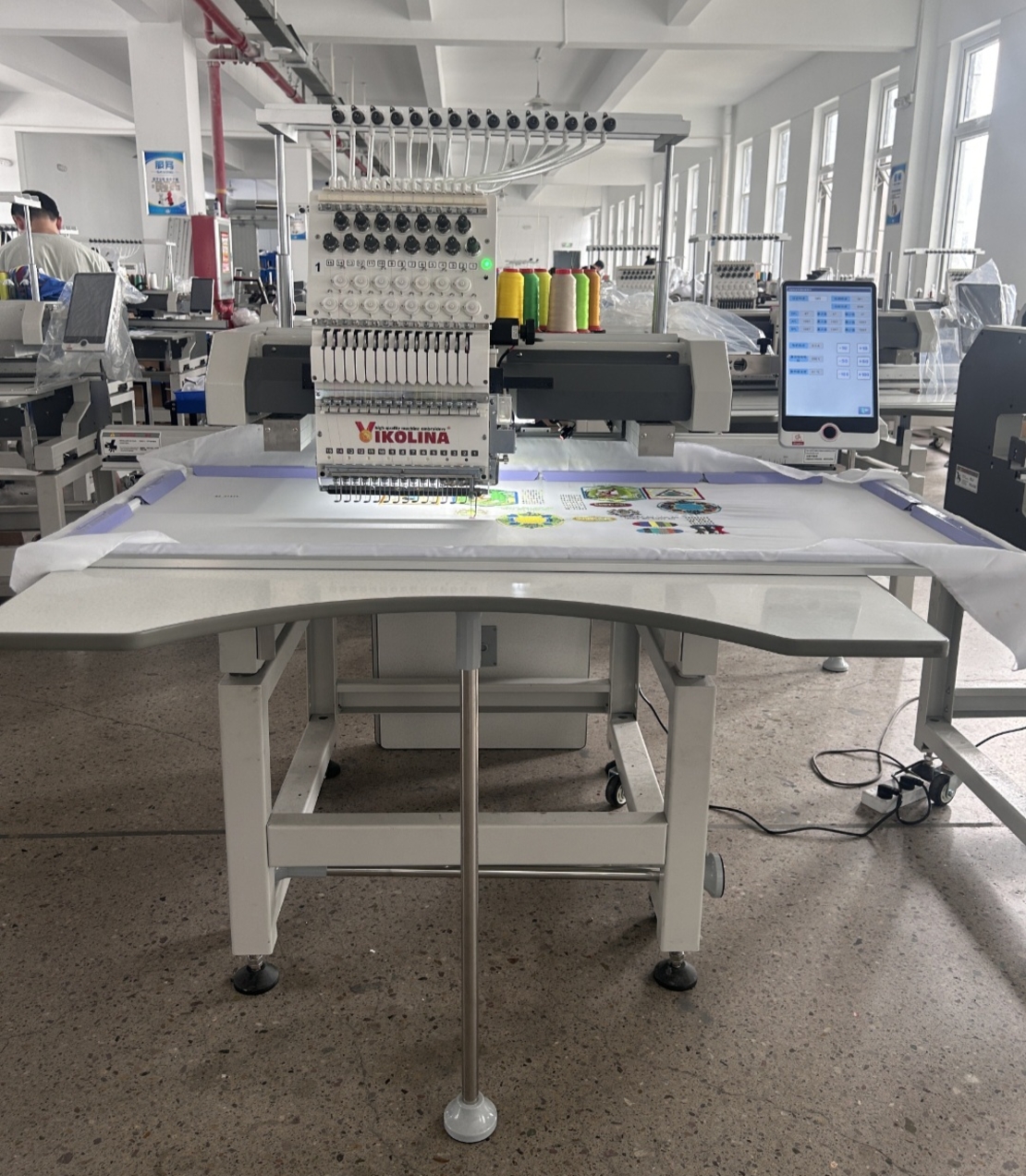 New MoDel 1250 Х 550 Бродировъчна машина QМТТ 1501