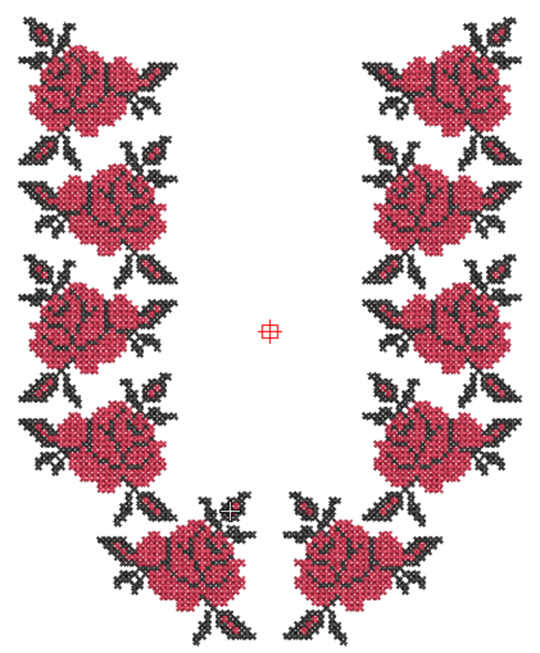 Дизайн роза 4489