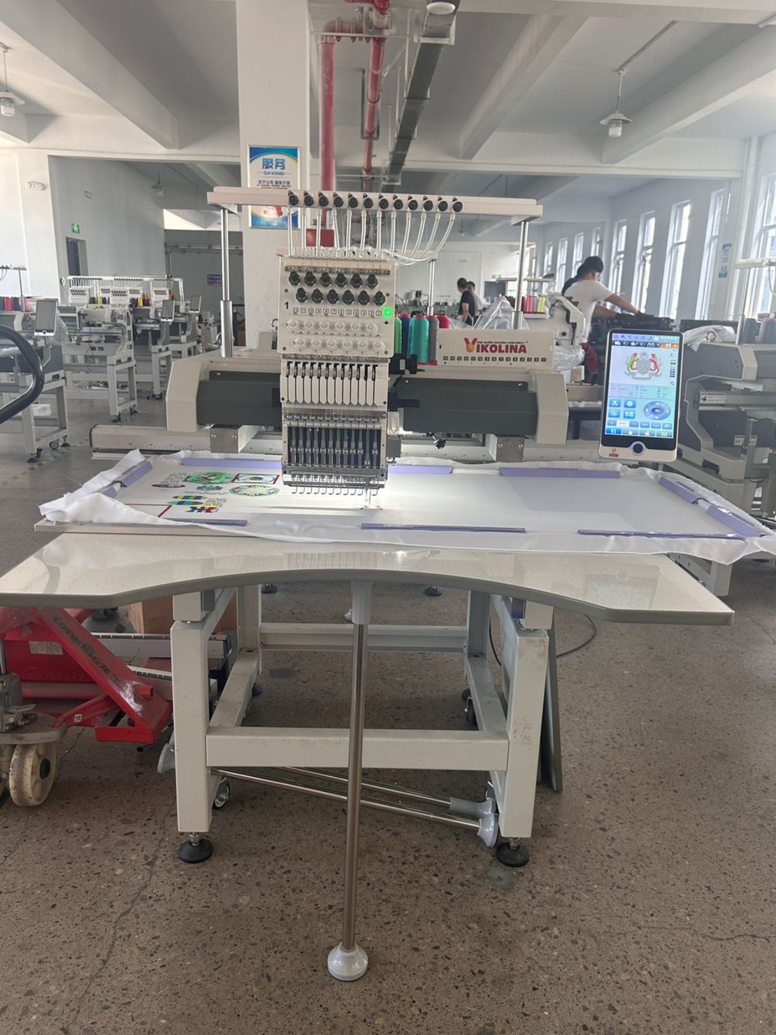 New MoDel 1250 Х 550 Бродировъчна машина QМТТ 1501