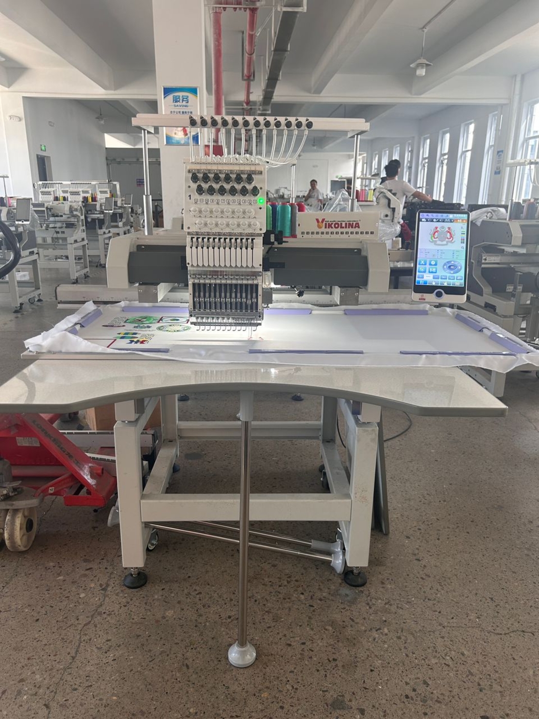 New MoDel 1250 Х 550 Бродировъчна машина QМТТ 1501