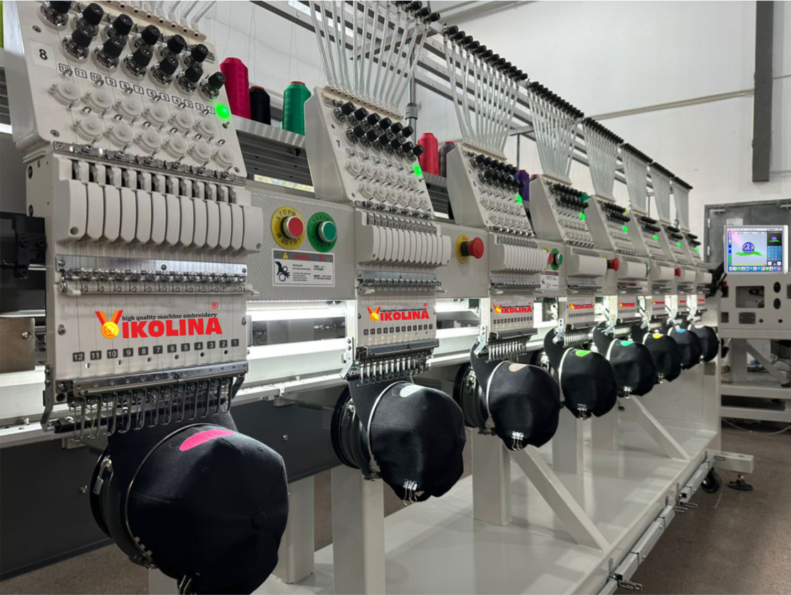 Бродировъчна машина ОСЕМ ГЛАВА QMP 20800 15 конечна 400 х 320 NEW MODEL