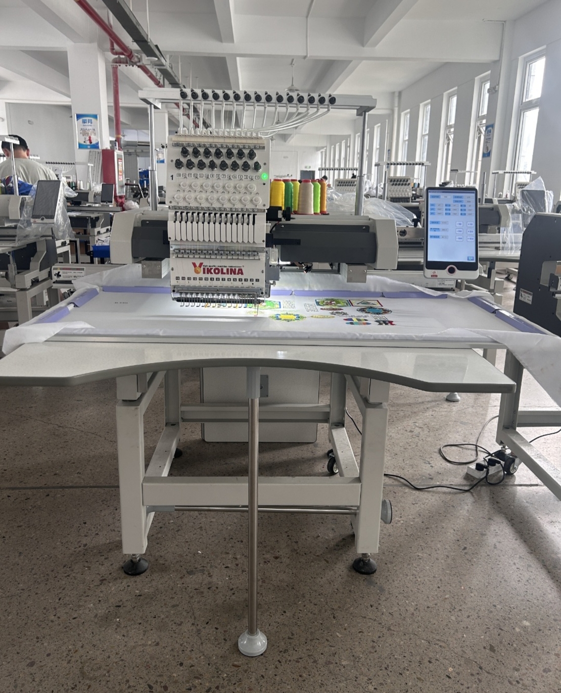 New MoDel 1250 Х 550 Бродировъчна машина QМТТ 1501
