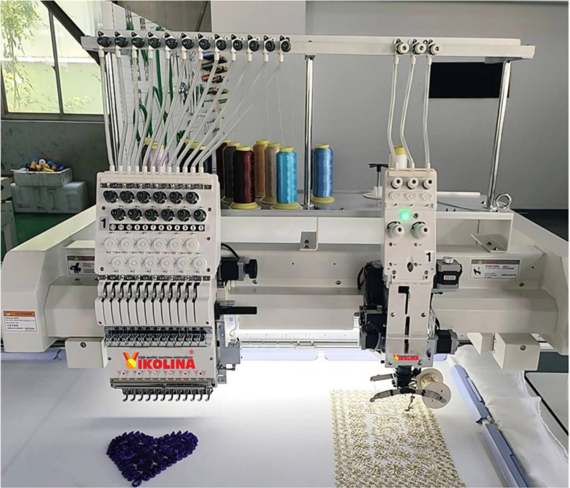 Комбинирана бродировъчна машина QMBRL 258 Coiling & Cording