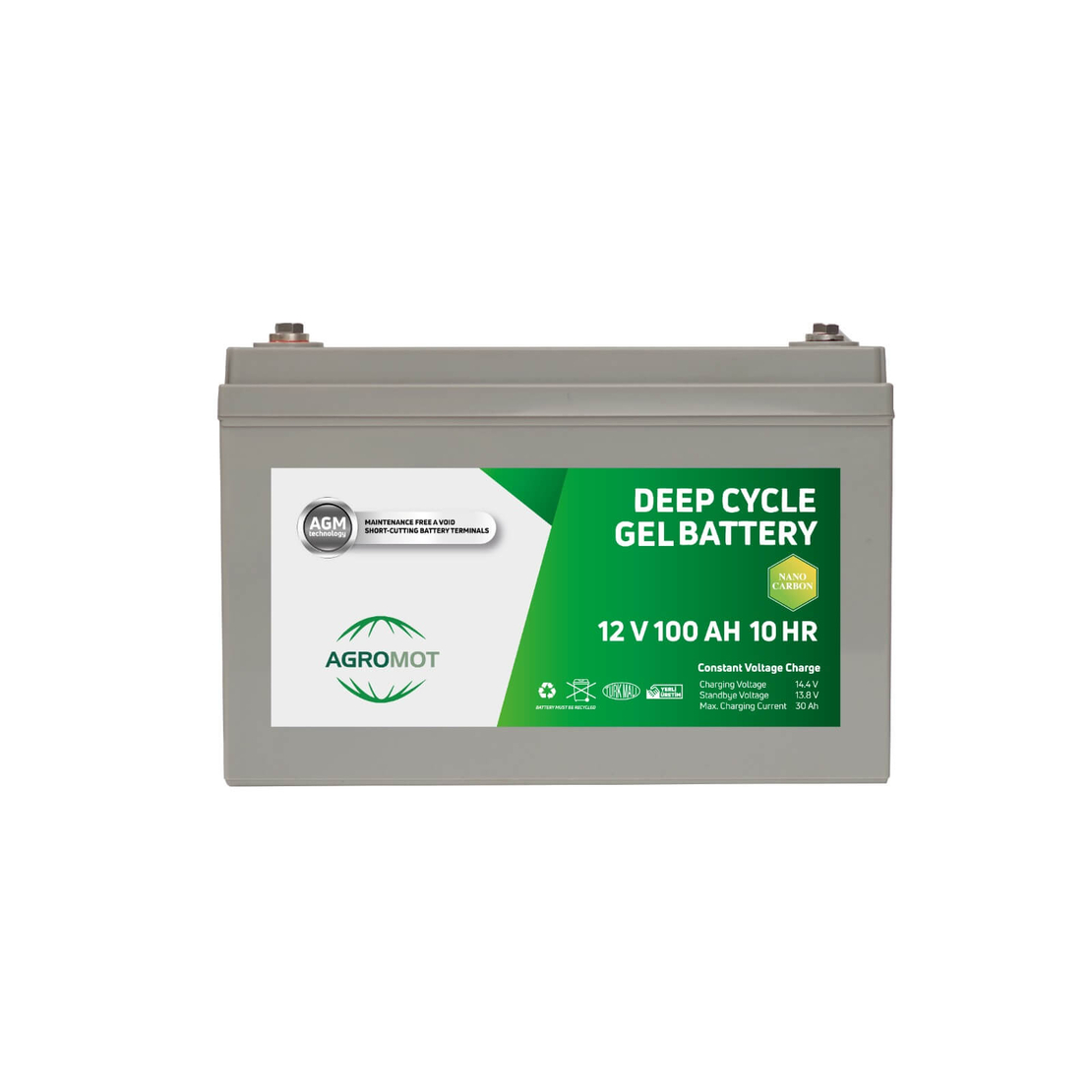 Гел AGM Батерия 100AH 12V за соларни системи