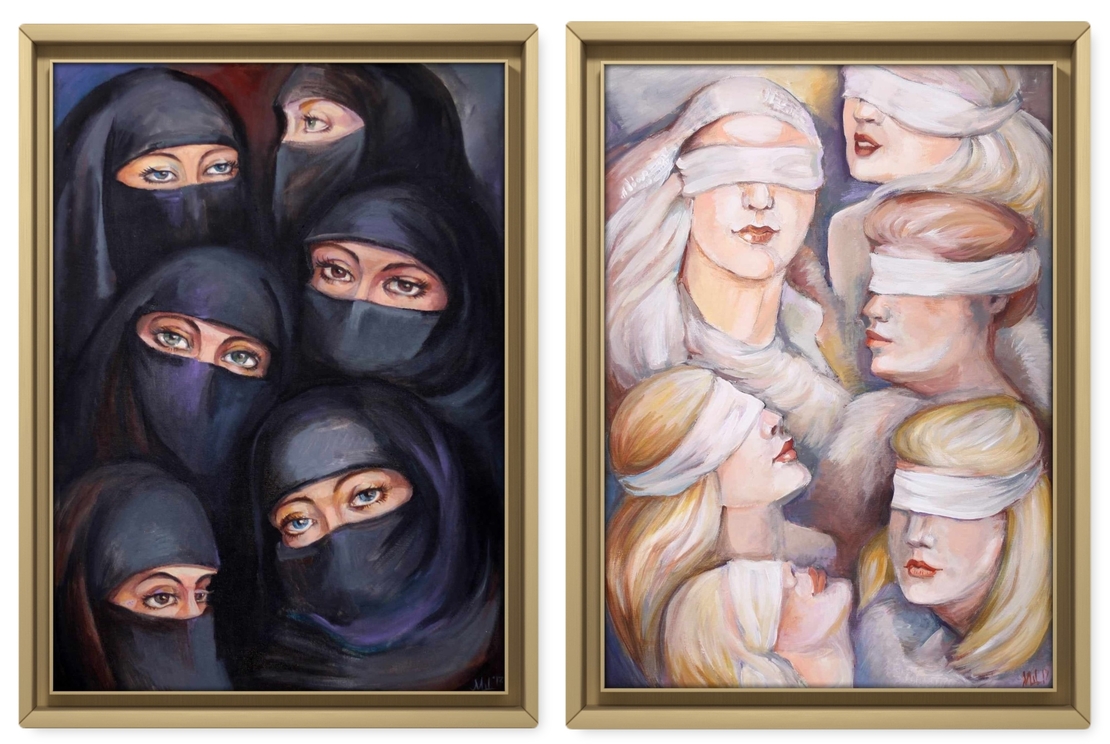 Black and white diptych