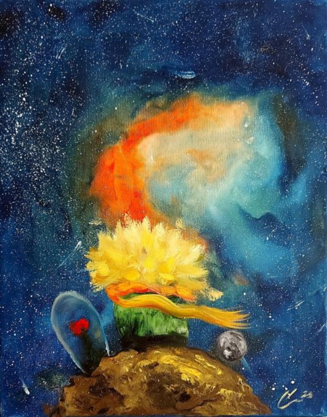 Draw the cosmos with your hands 12,04,25г. 17ч.