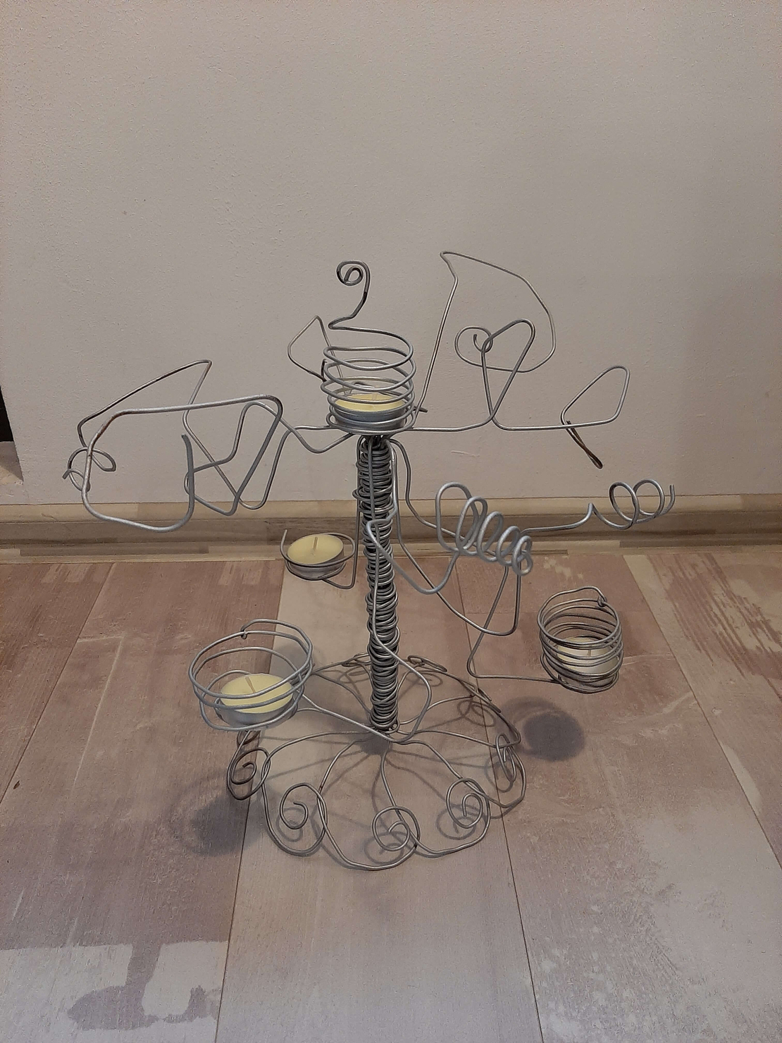 Jewelry stand and candle holder