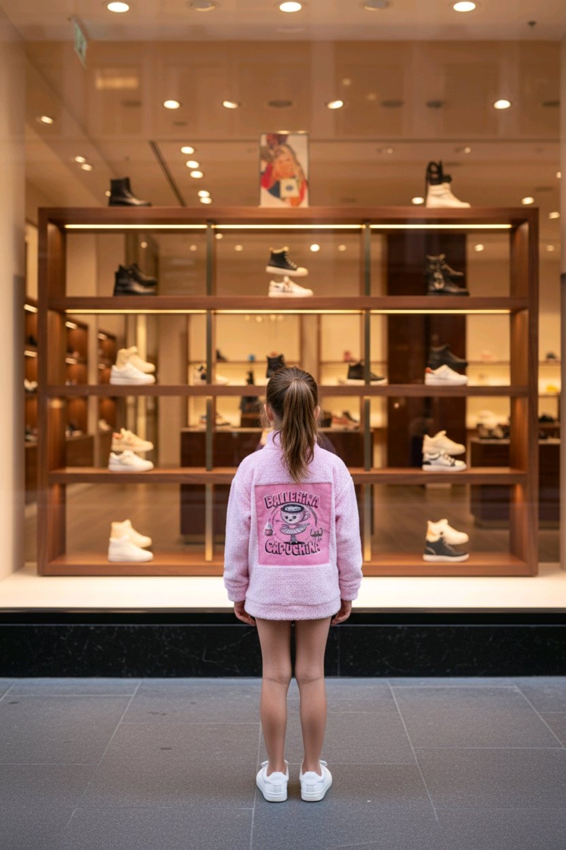 Розово палтенце Ballerina Capuchina