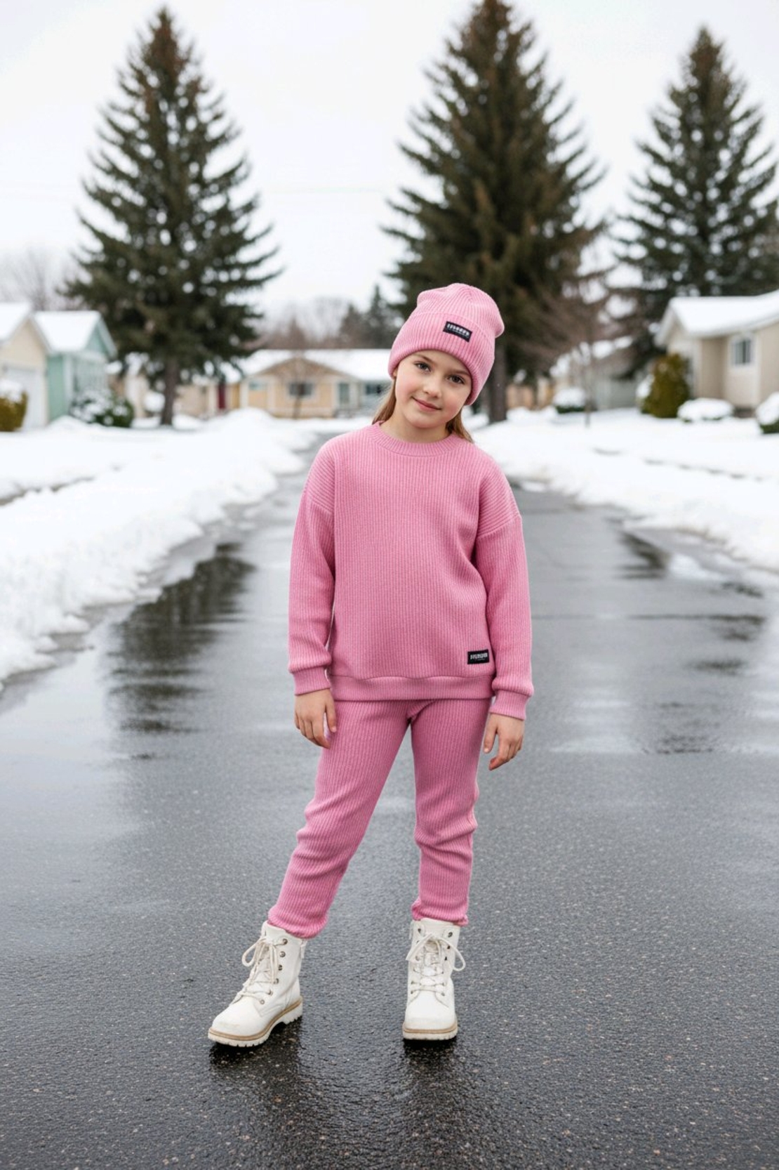 Рипсен комплект от 3 части за момиче