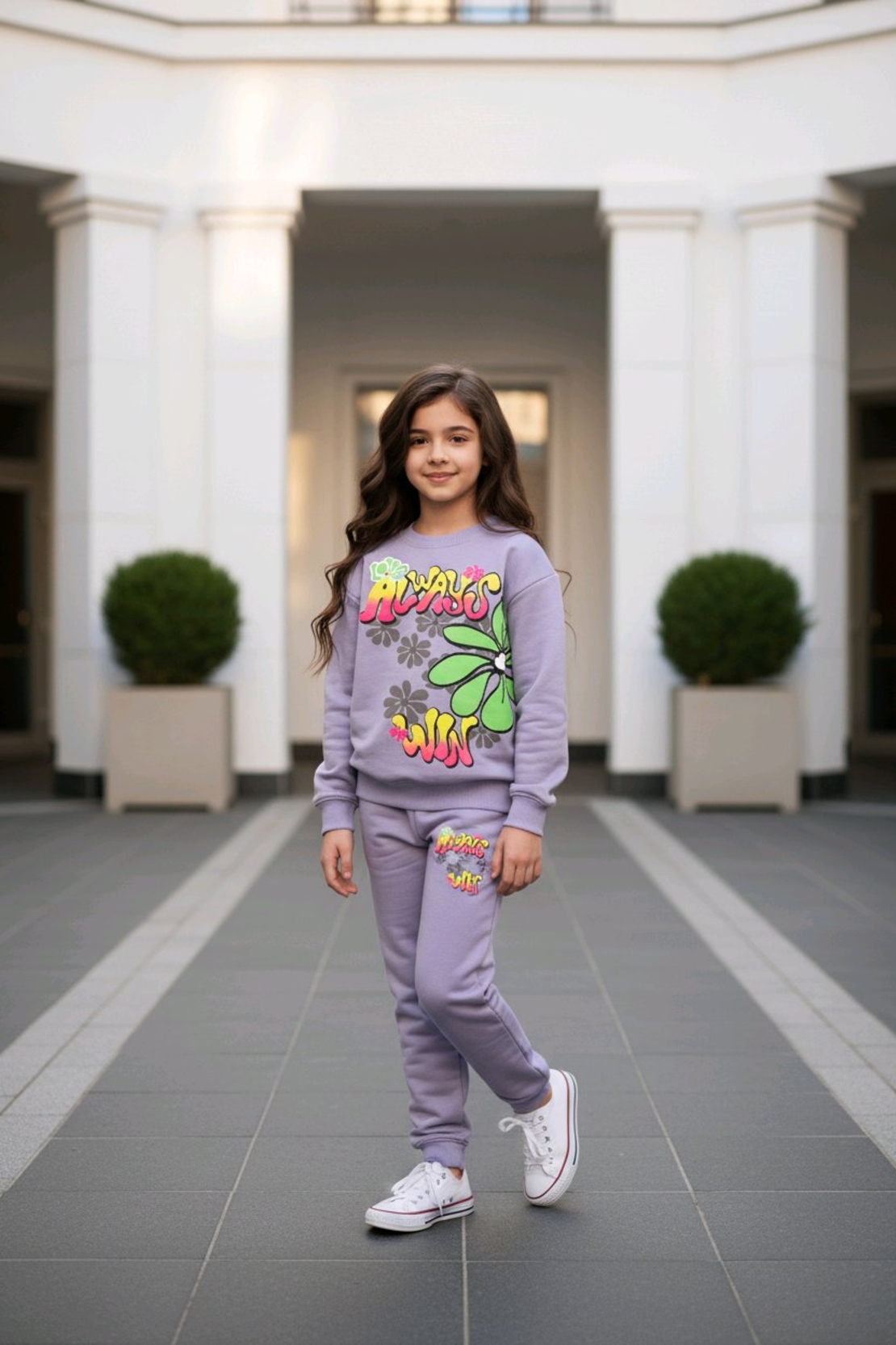 Лилав комплект Love Always Win