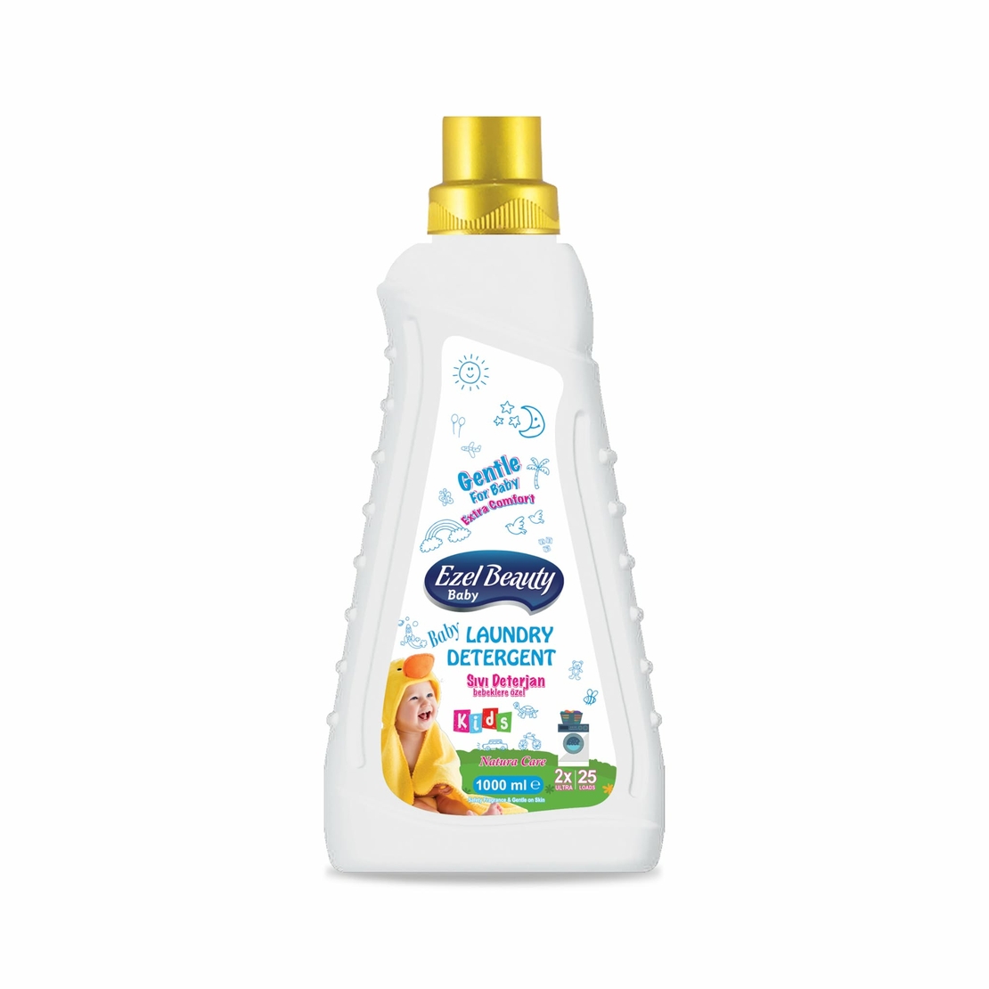 Ezel Premium Natural Care бебешки прах за пране 1л.