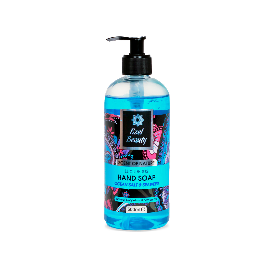 Ezel Beauty течен сапун за ръце Ocean Salt and seaweed/ океанска сол и водорасли
