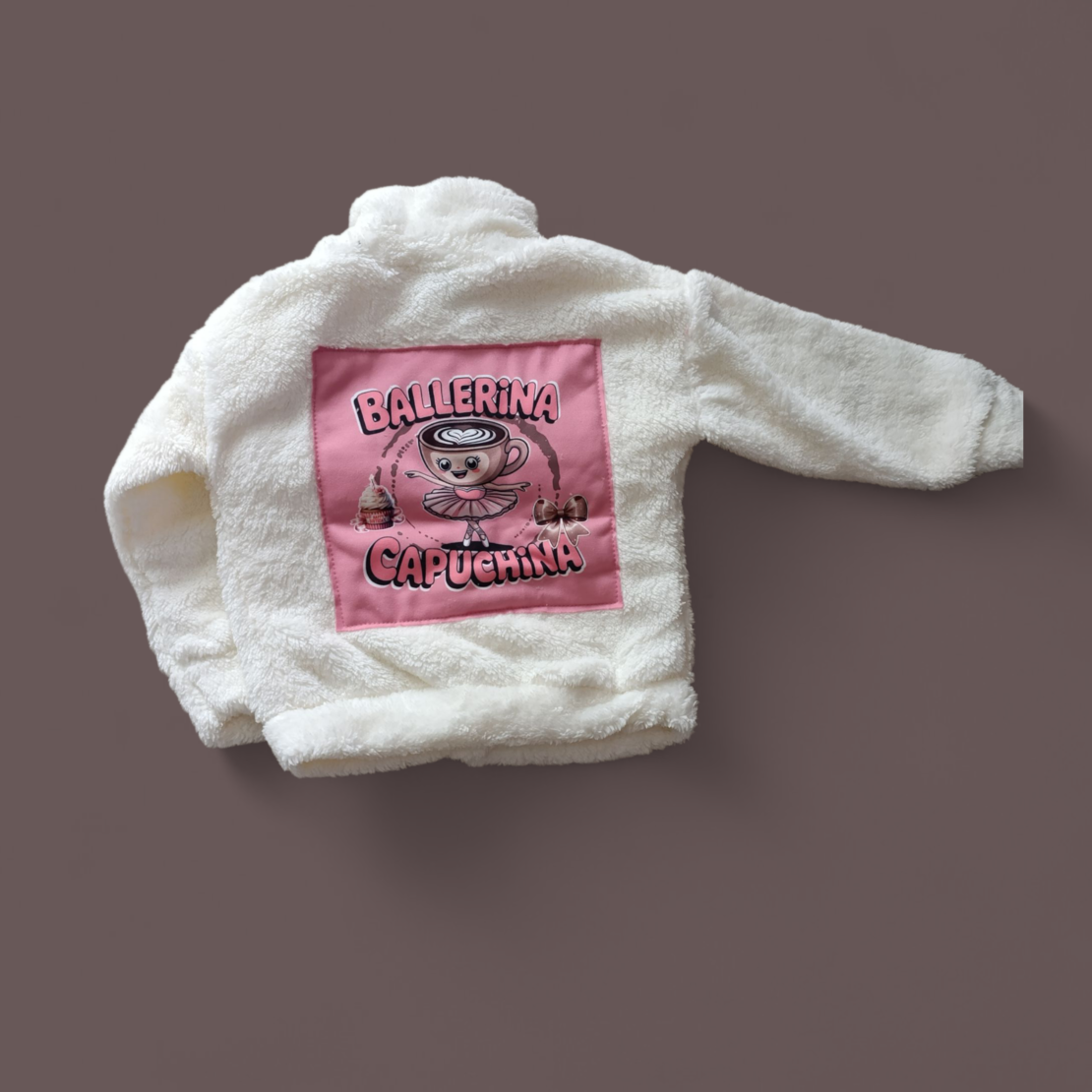 Бяло палтенце Ballerina Capuchina