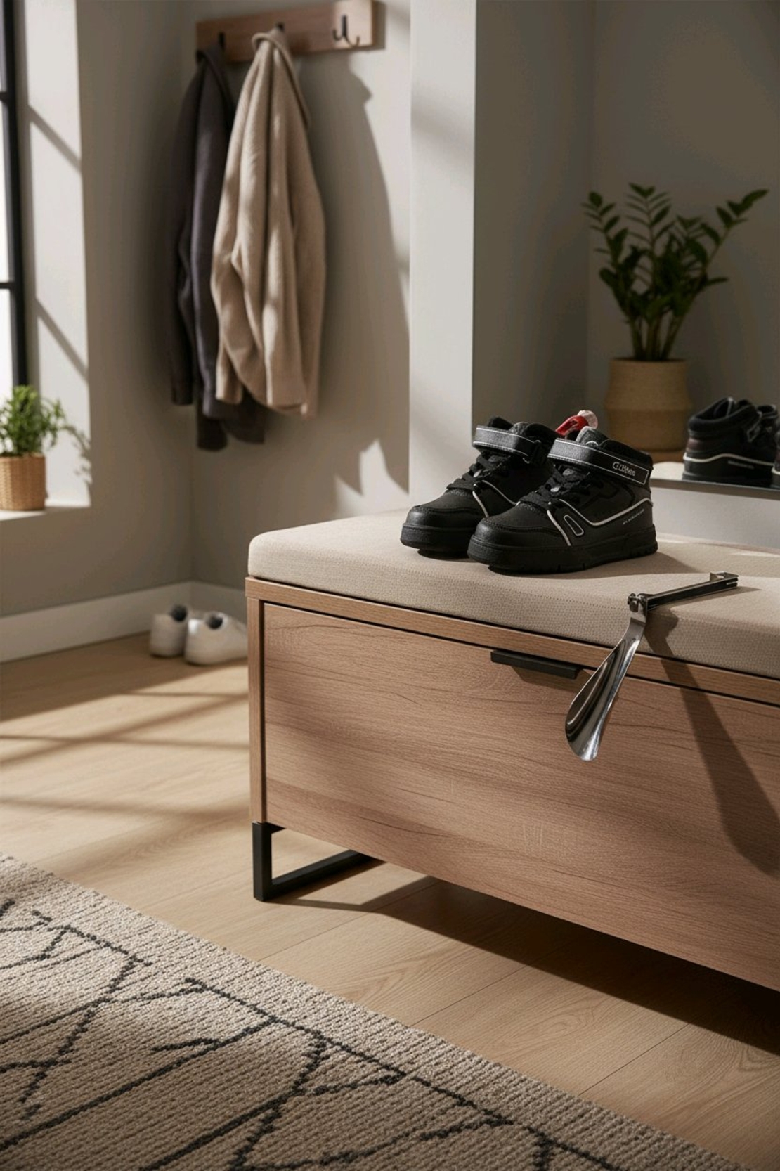 Високи кожени маратонки Clibee