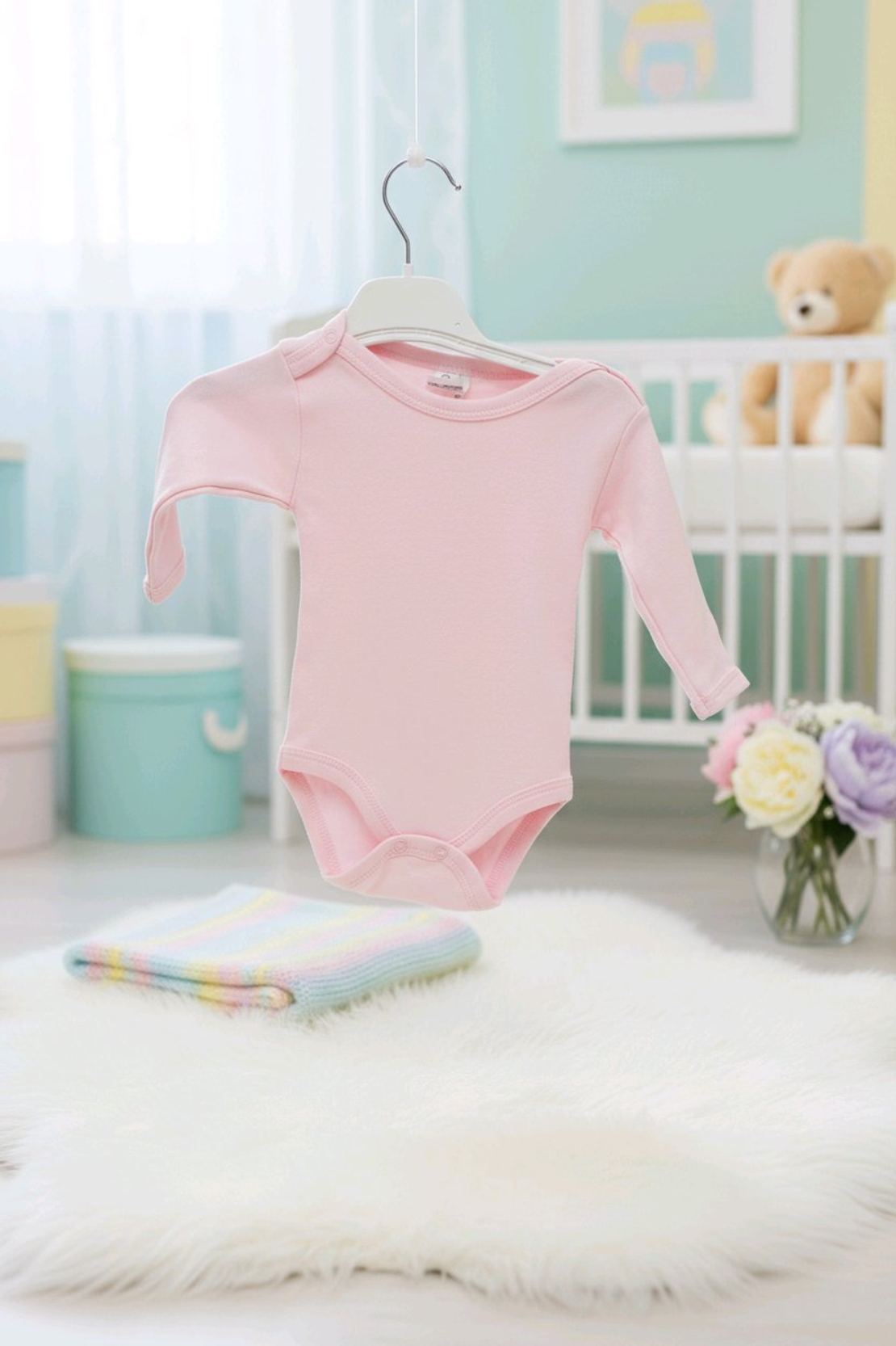 Малко боди с дълъг ръкав