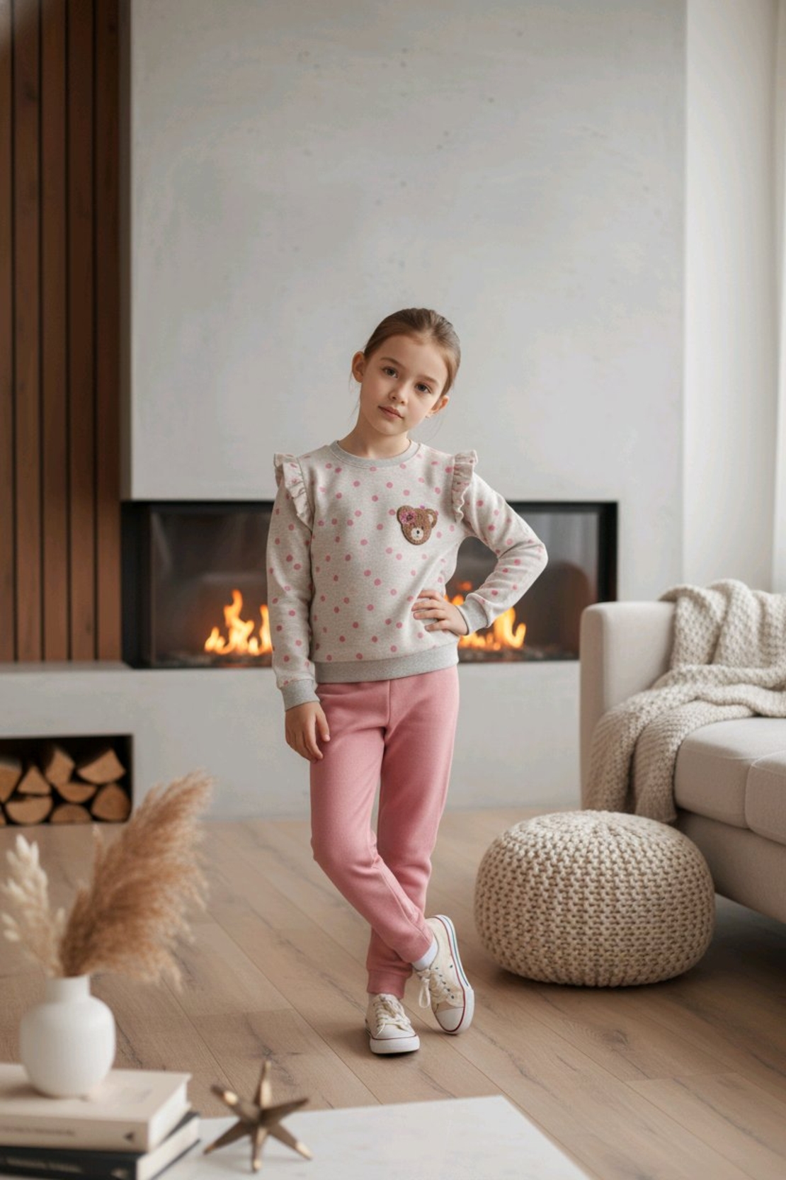 Комплект розови точици