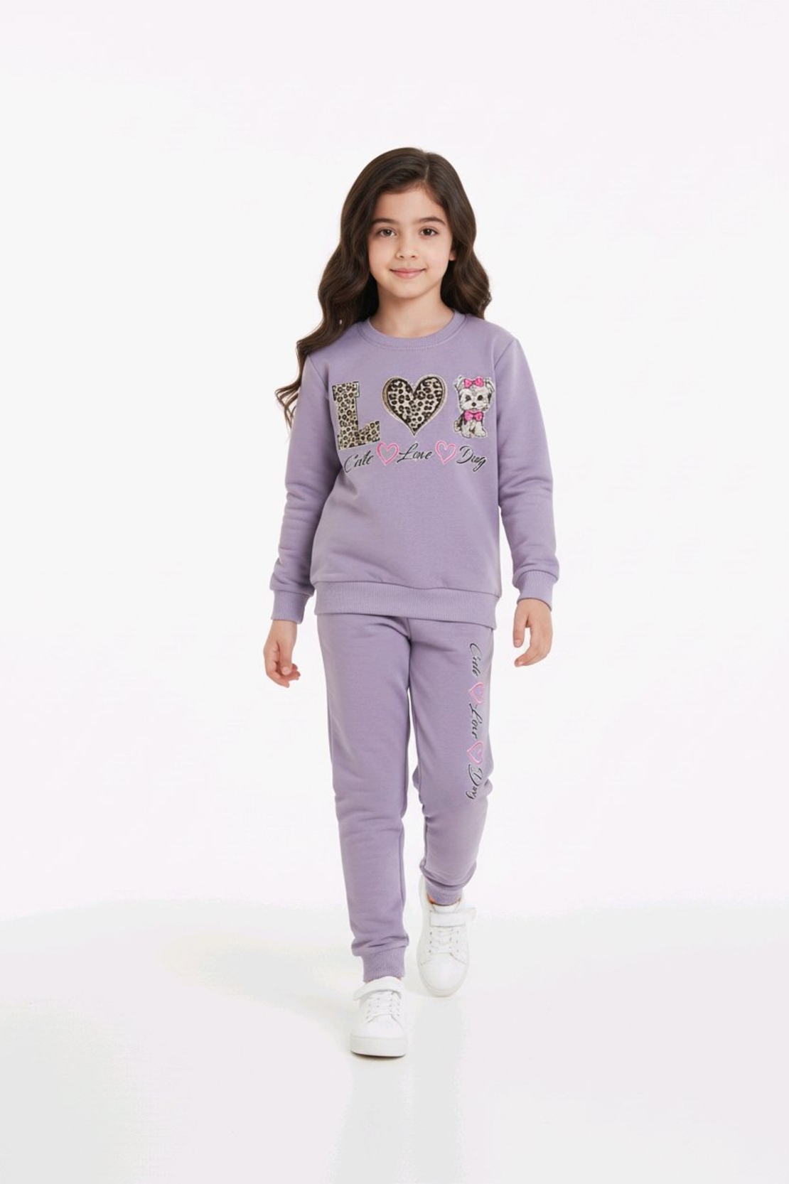 Комплект за момиче Cute Love Dog