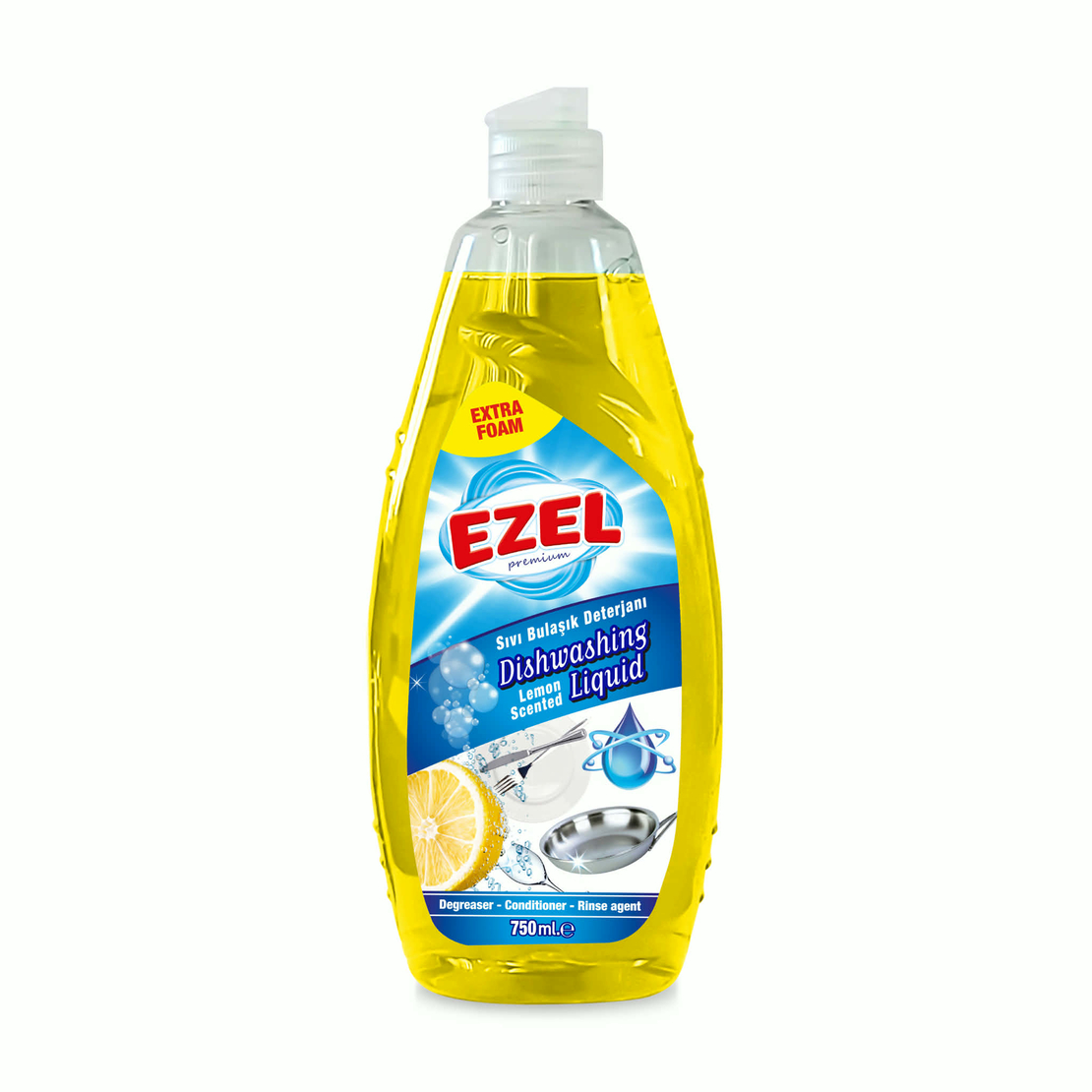 Ezel Premium препарат за миене на съдове- лимон 750мл