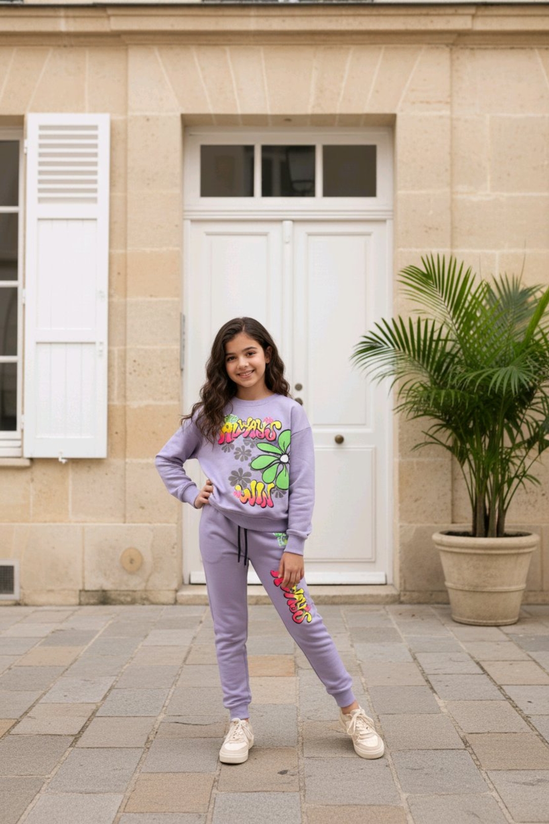 Лилав комплект Love Always Win