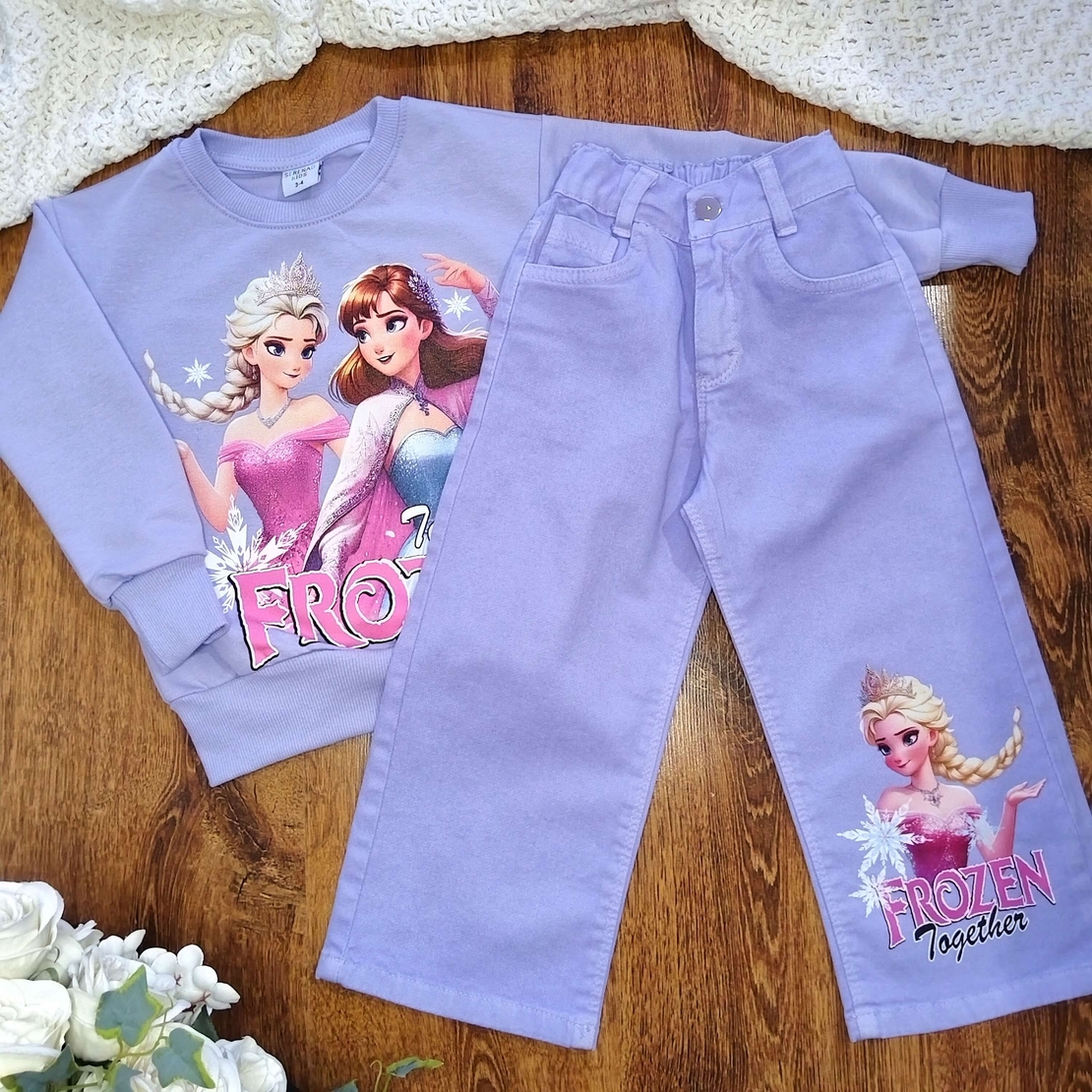 Комплект Елза с дънки