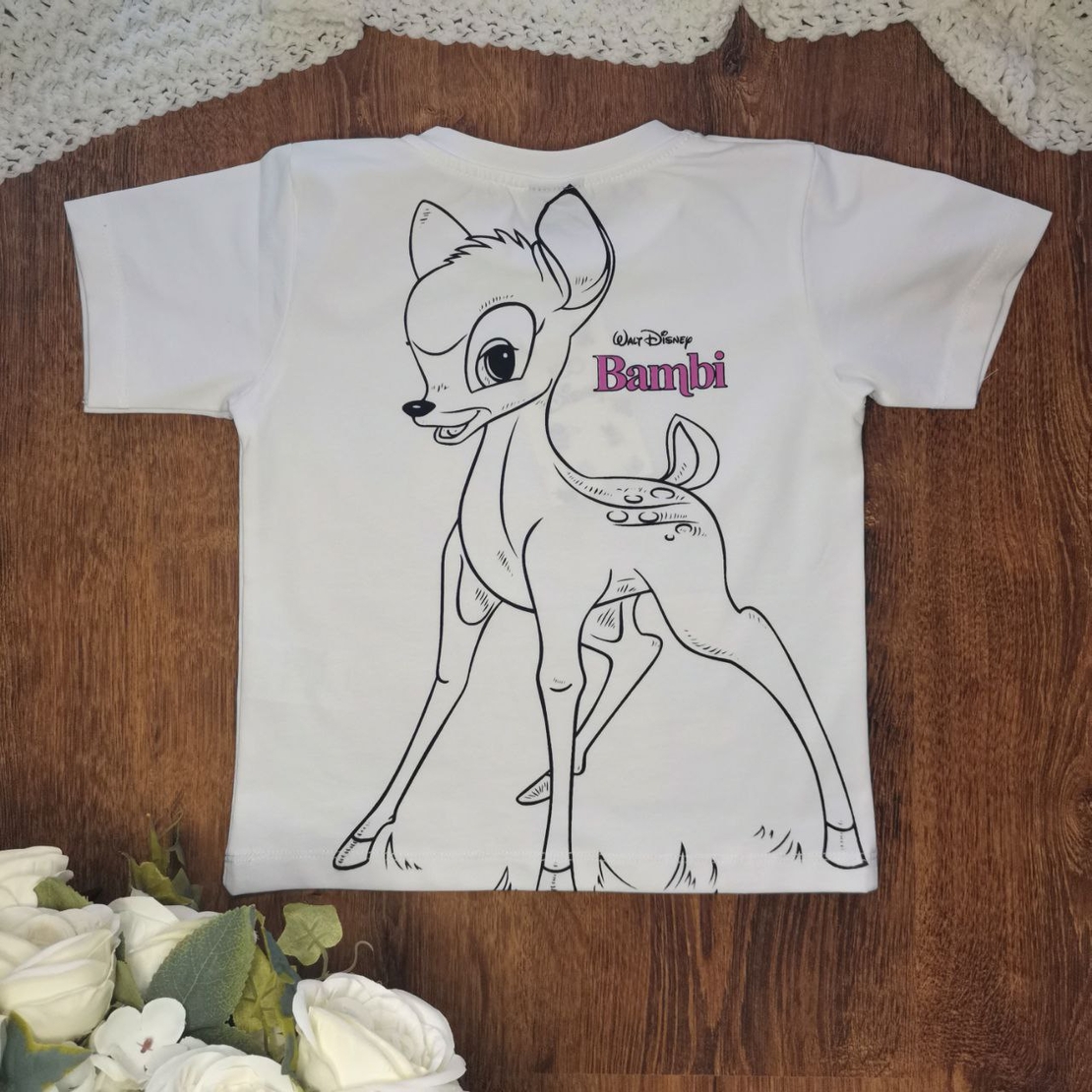 Дънки с тениска Бамби