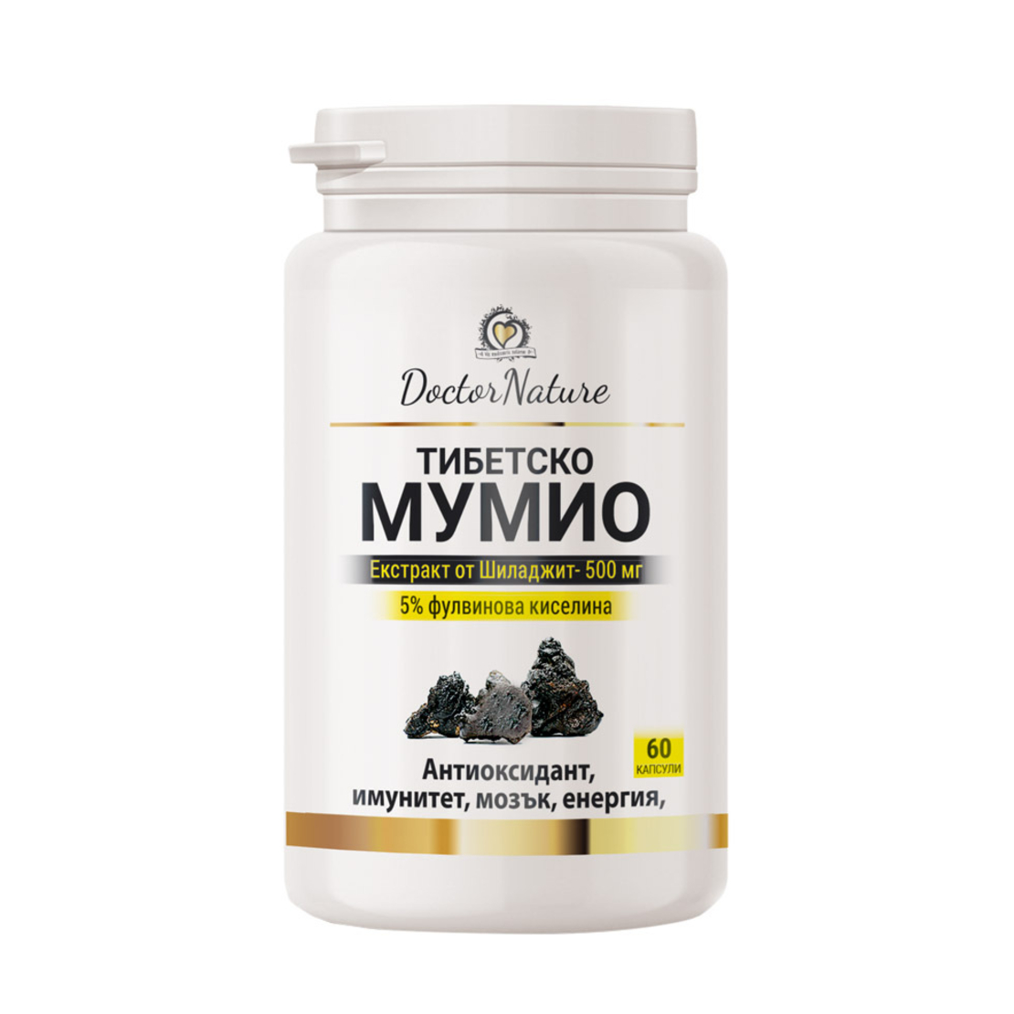 Dr. Nature Тибетско Мумио, 60 капсули