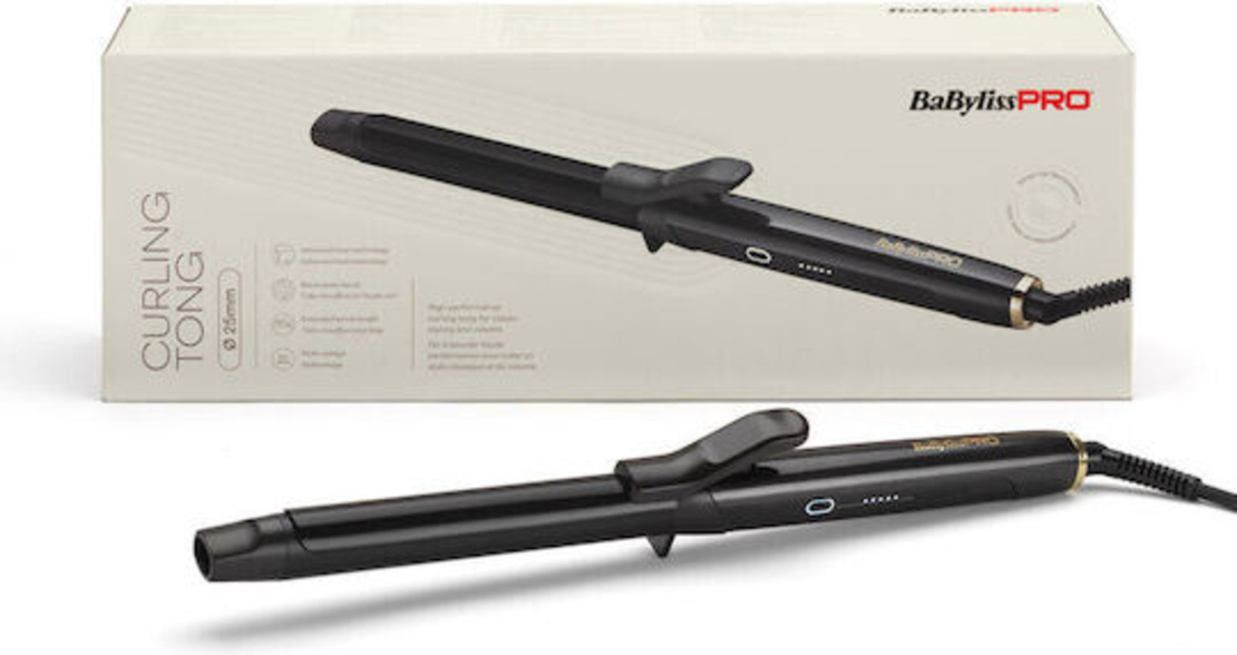 Професионална маша за къдрене BaByliss PRO Curling Tong  25 мм