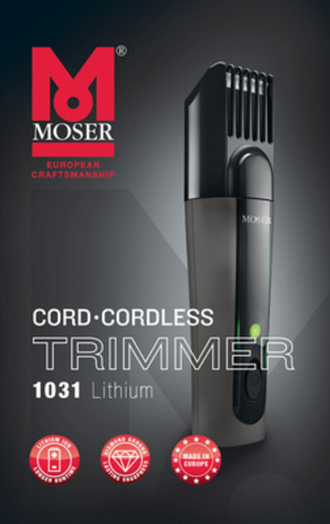 Акумулаторен тример за брада Moser Basic Li Ion