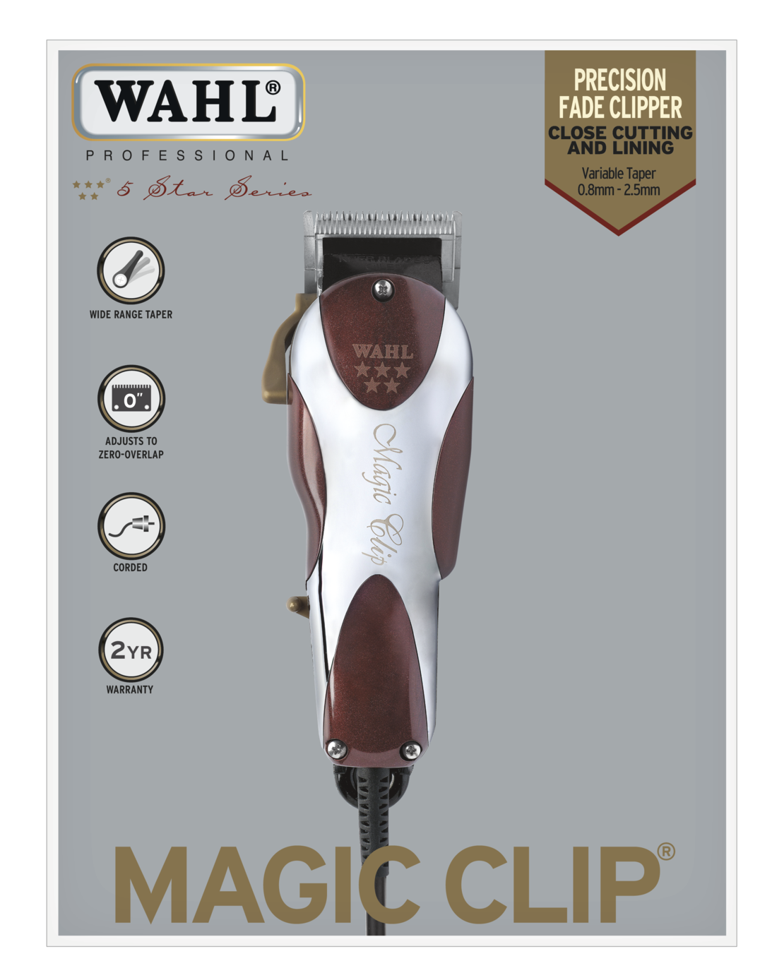 Професионална машинка за подстригване с кабел WAHL MAGIC CLIP