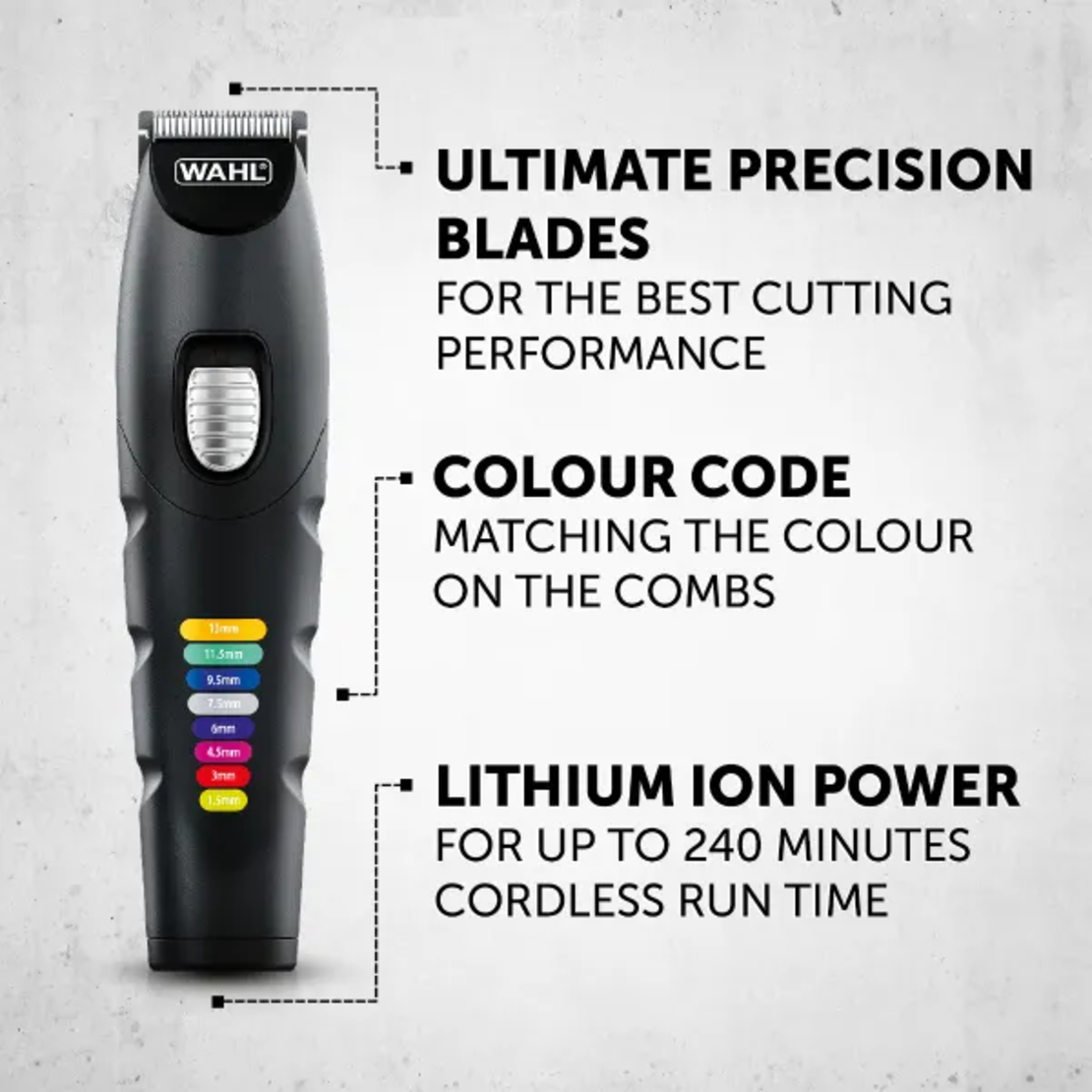 Акумулаторен тример за брада Wahl Color Trim Advanced