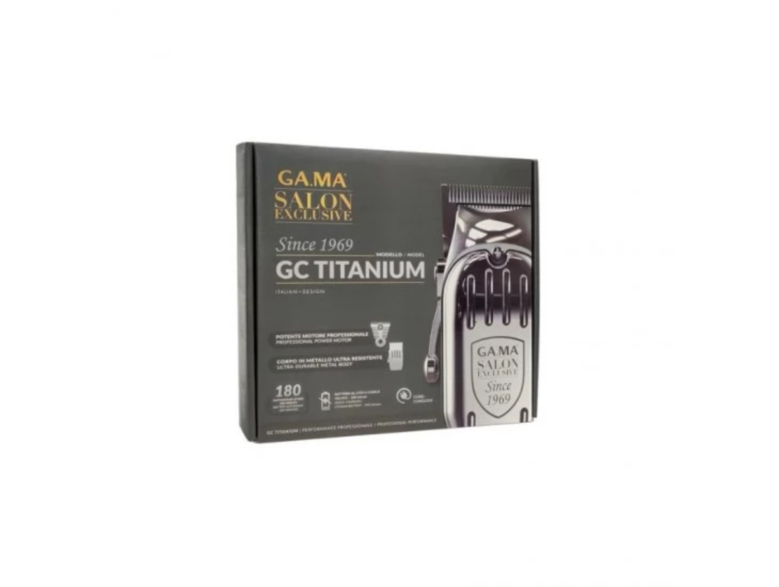 Професионална акумулаторна машинка за подстригване GA.MA GC TITANIUM