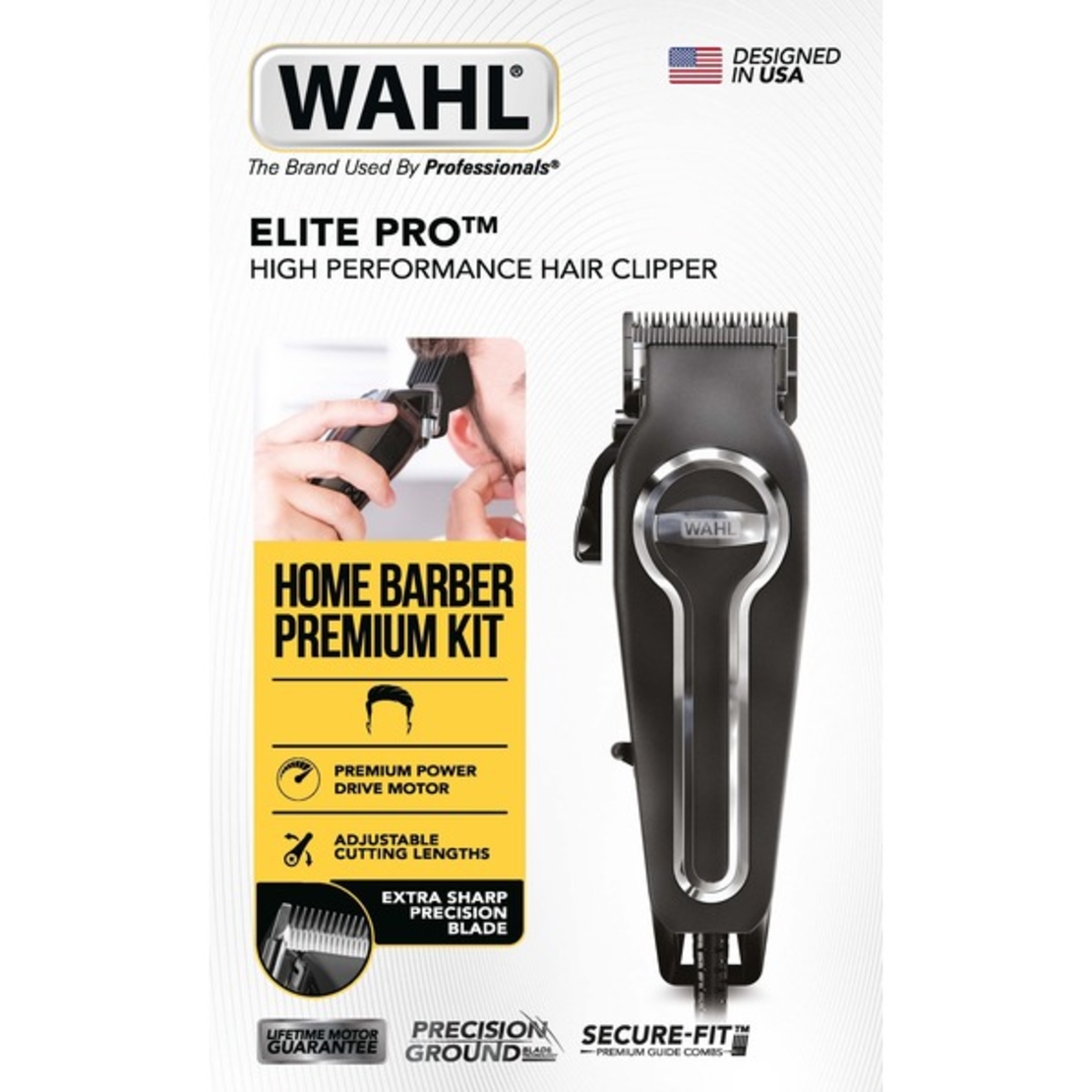 Машинка за подстригване на коса с кабел WAHL Elite Pro