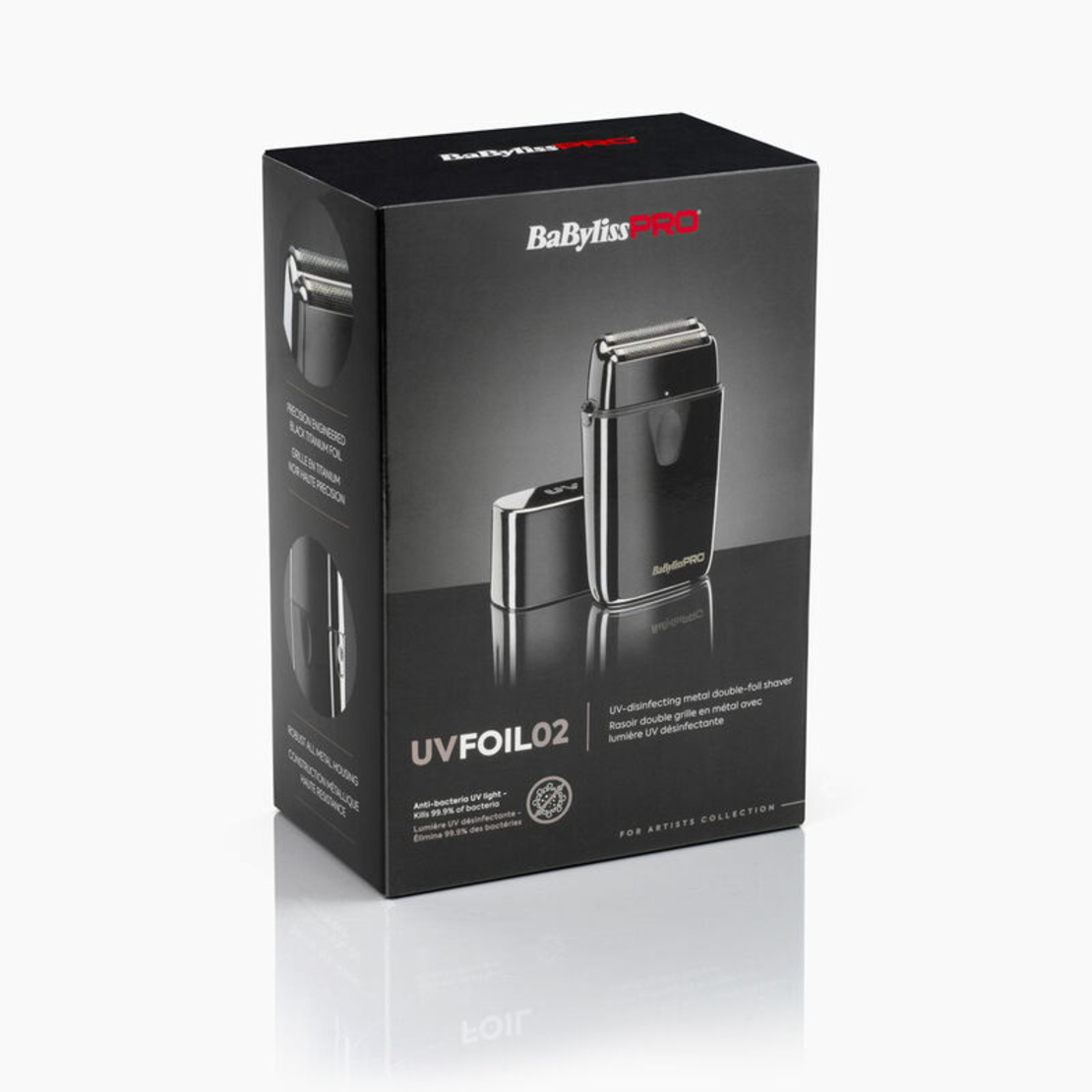 Акумулаторна самобръсначка BabylissPro  UV DOUBLE FOIL SHAVER-UVFOIL02