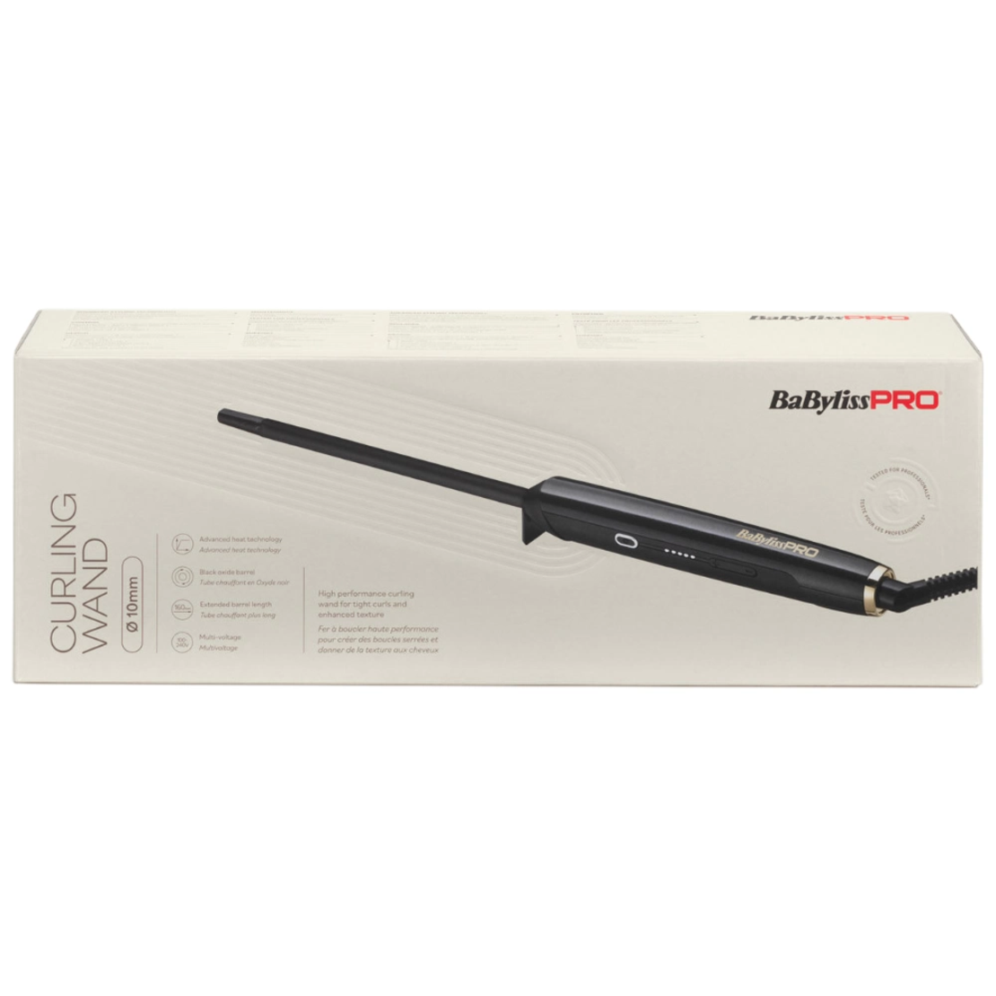 Професионална маша за къдрене BaByliss PRO Curling Wand 10 mm