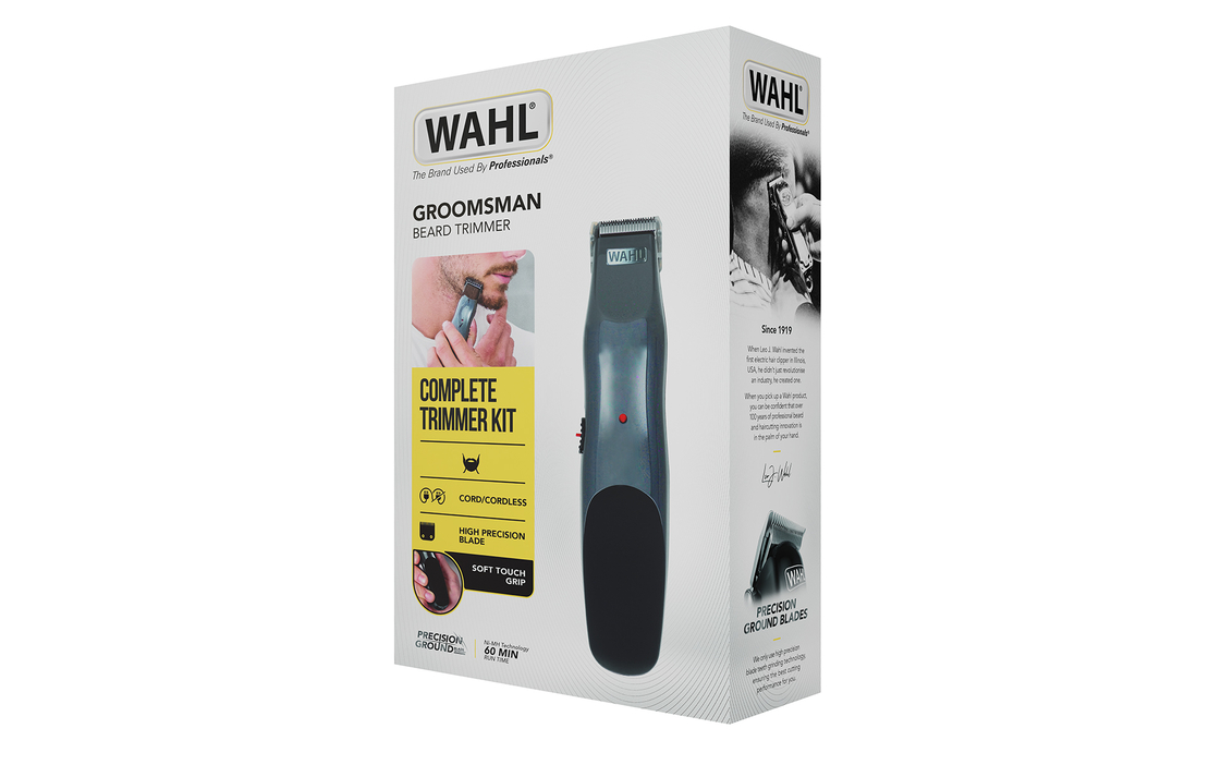 Акумулаторен тример за брада Wahl Groomsman Rechargeable