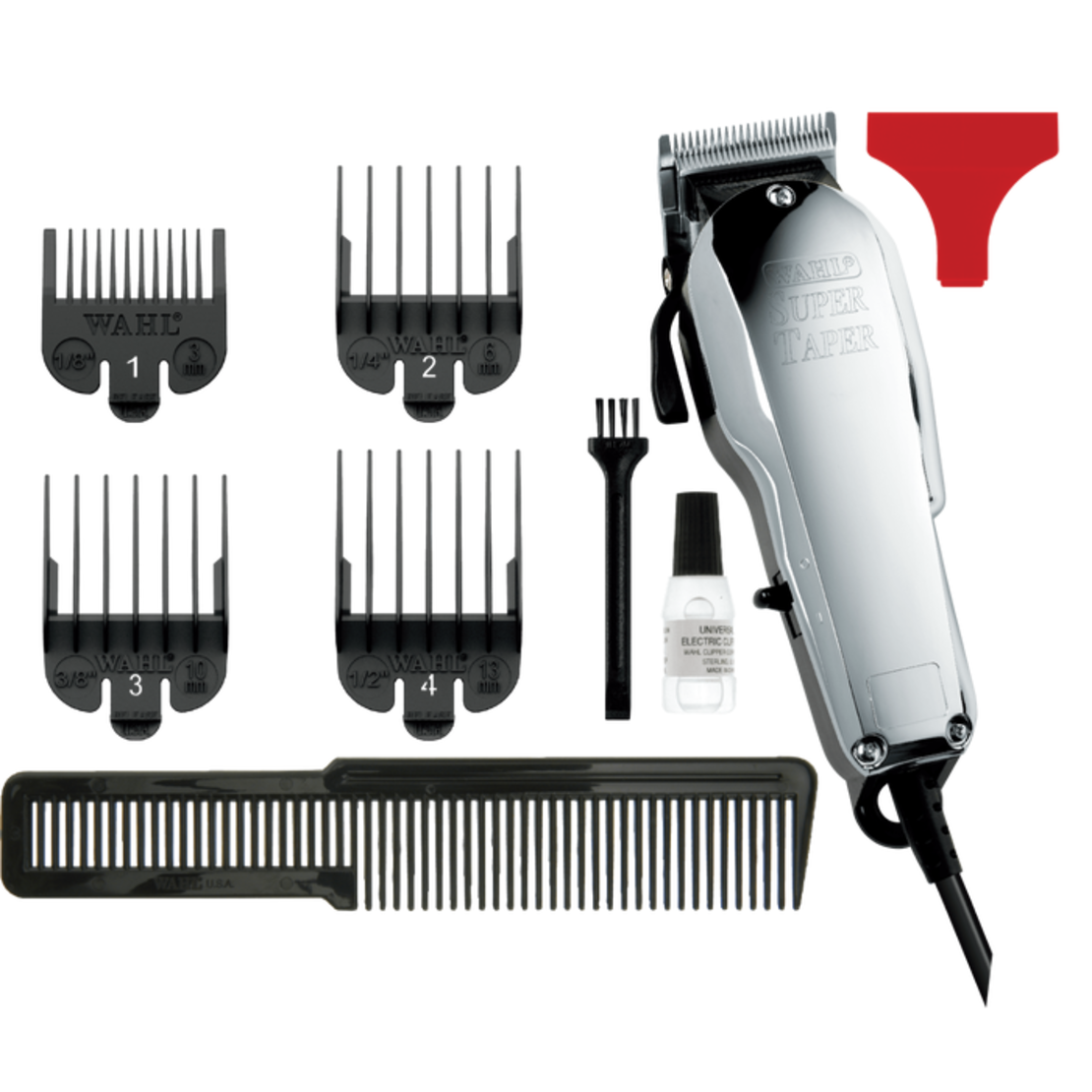 Професионална машинка за подстригване с кабел WAHL CHROME SUPER TAPER