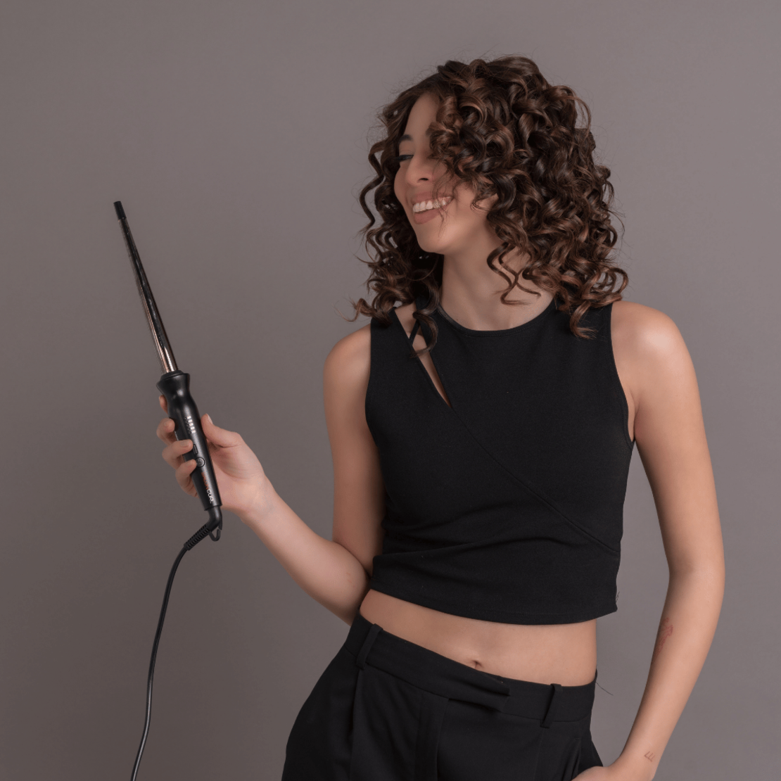Професионална конусовидна маша за къдрене GA.MA SALON CURL Conical