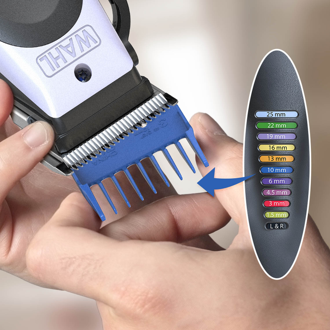 Акумулаторна машинка за подстригване WAHL COLOR PRO LITHIUM