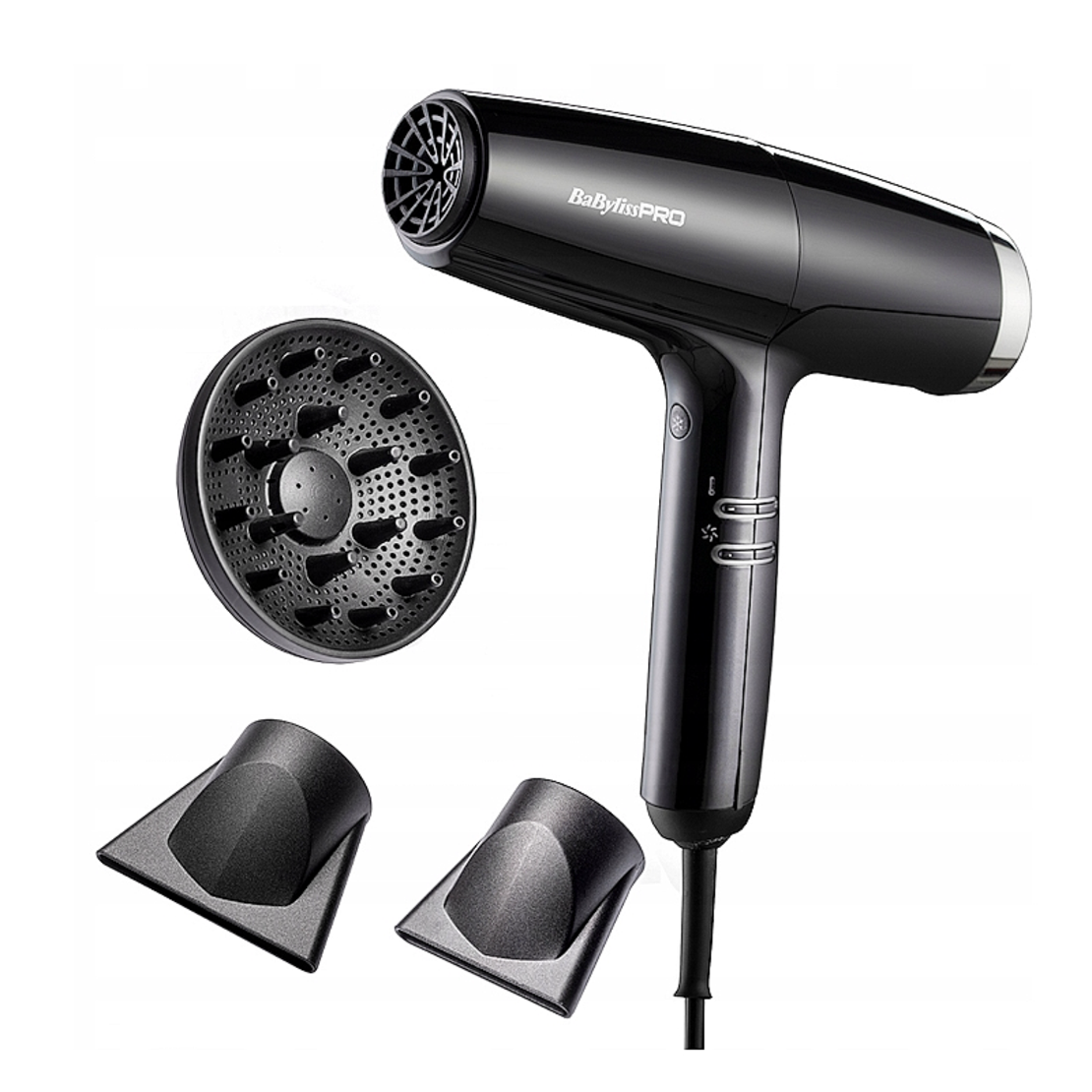 Професионален сешоар BaBylissPRO FALCO Black & Silver